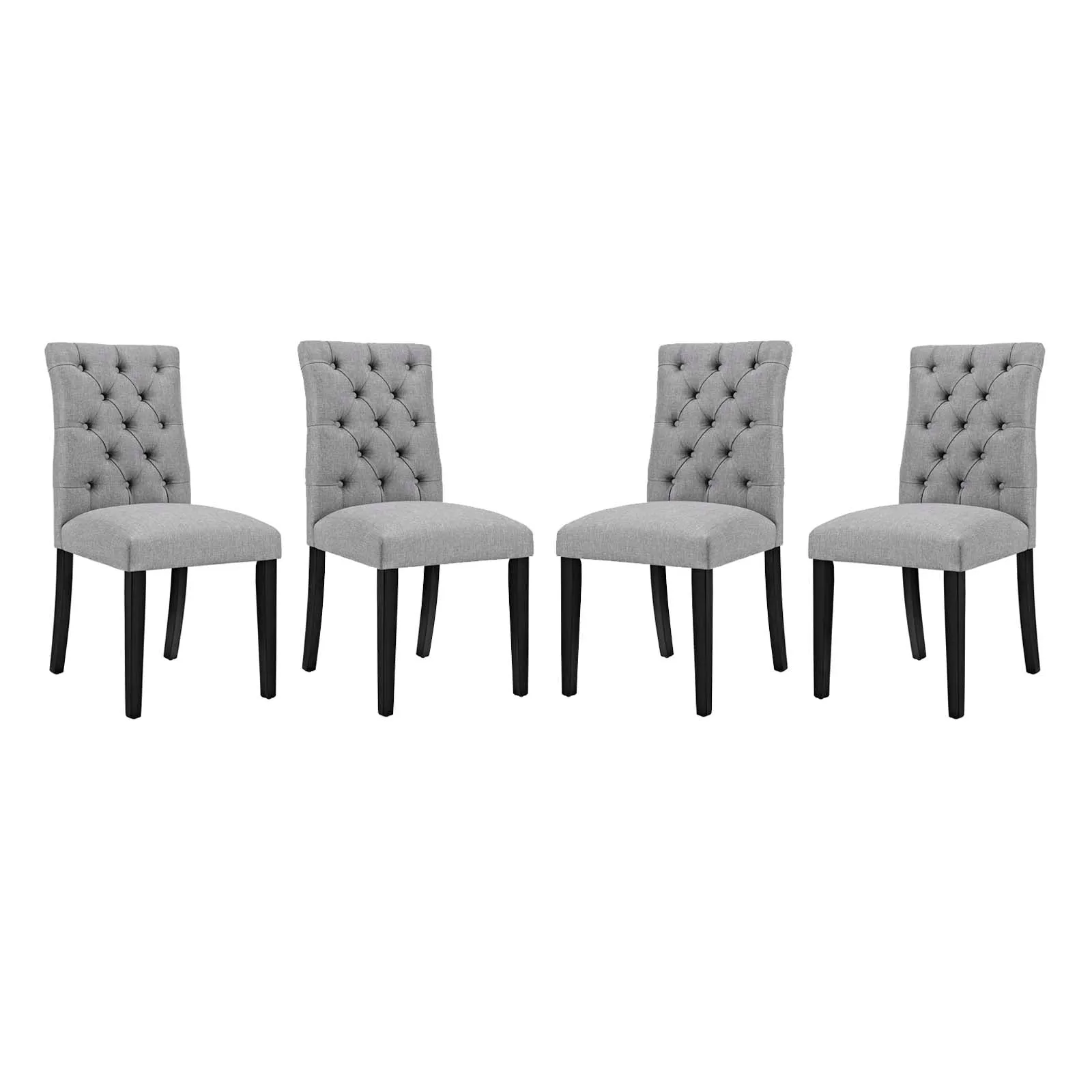 Duchess Dining Chair Fabric Set of 4 by Modway