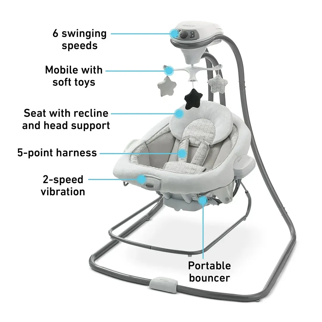 DuetConnect LX Infant Swing and Bouncer - Ari (See Description)