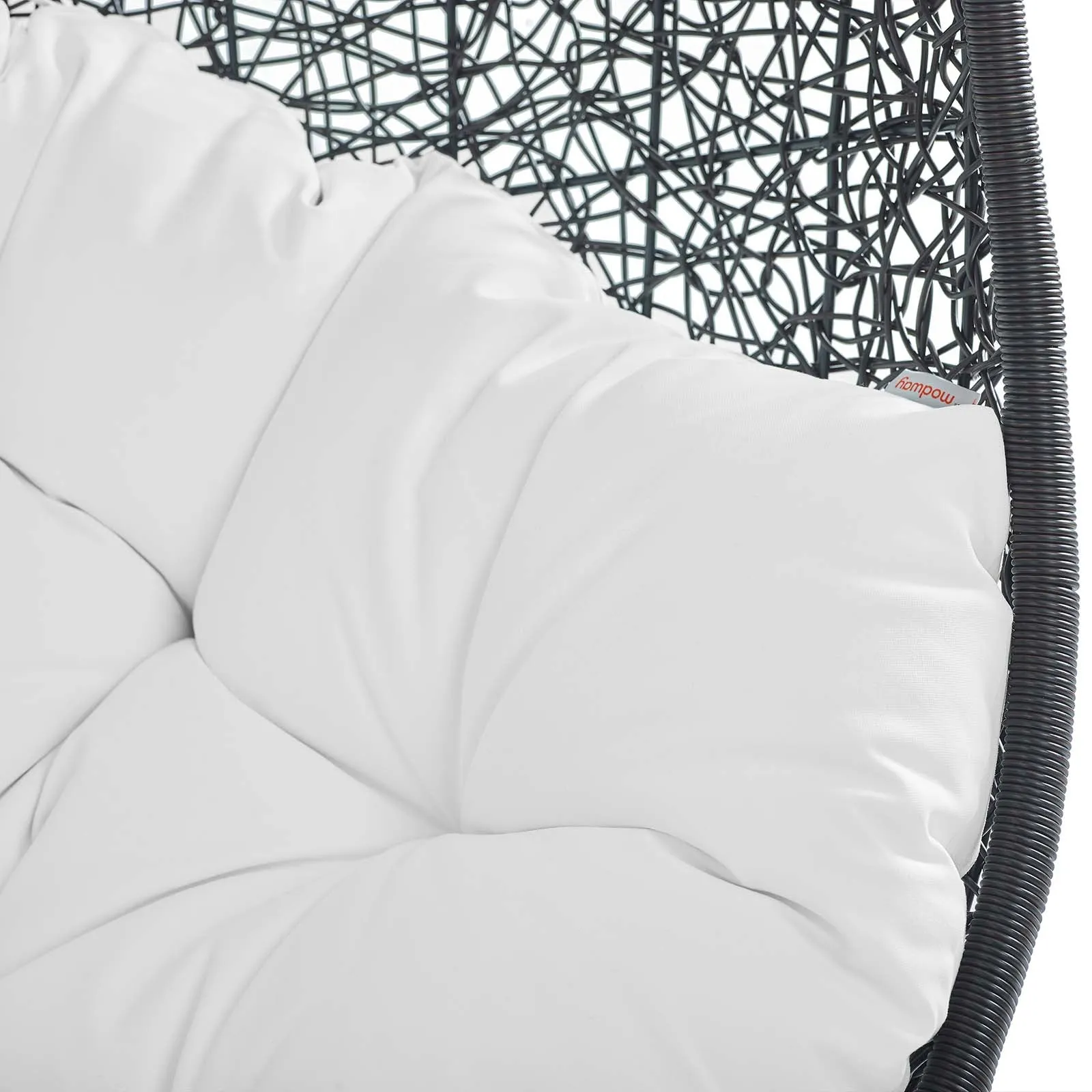 Encase Sunbrella® Fabric Swing Outdoor Patio Lounge Chair Without Stand by Modway