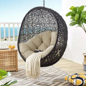 Encase Sunbrella® Fabric Swing Outdoor Patio Lounge Chair Without Stand by Modway
