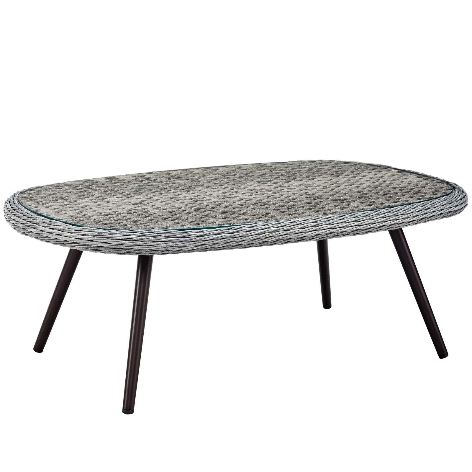 Endeavor Outdoor Patio Wicker Rattan Coffee Table by Modway