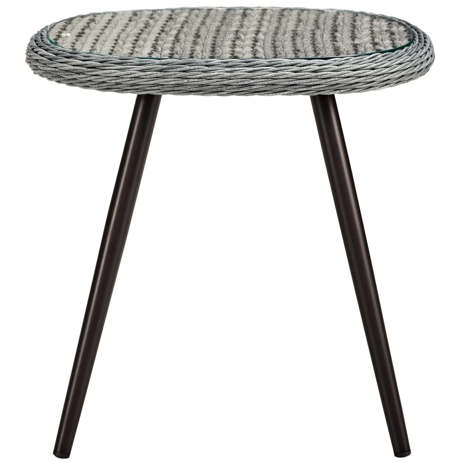 Endeavor Outdoor Patio Wicker Rattan Side Table by Modway