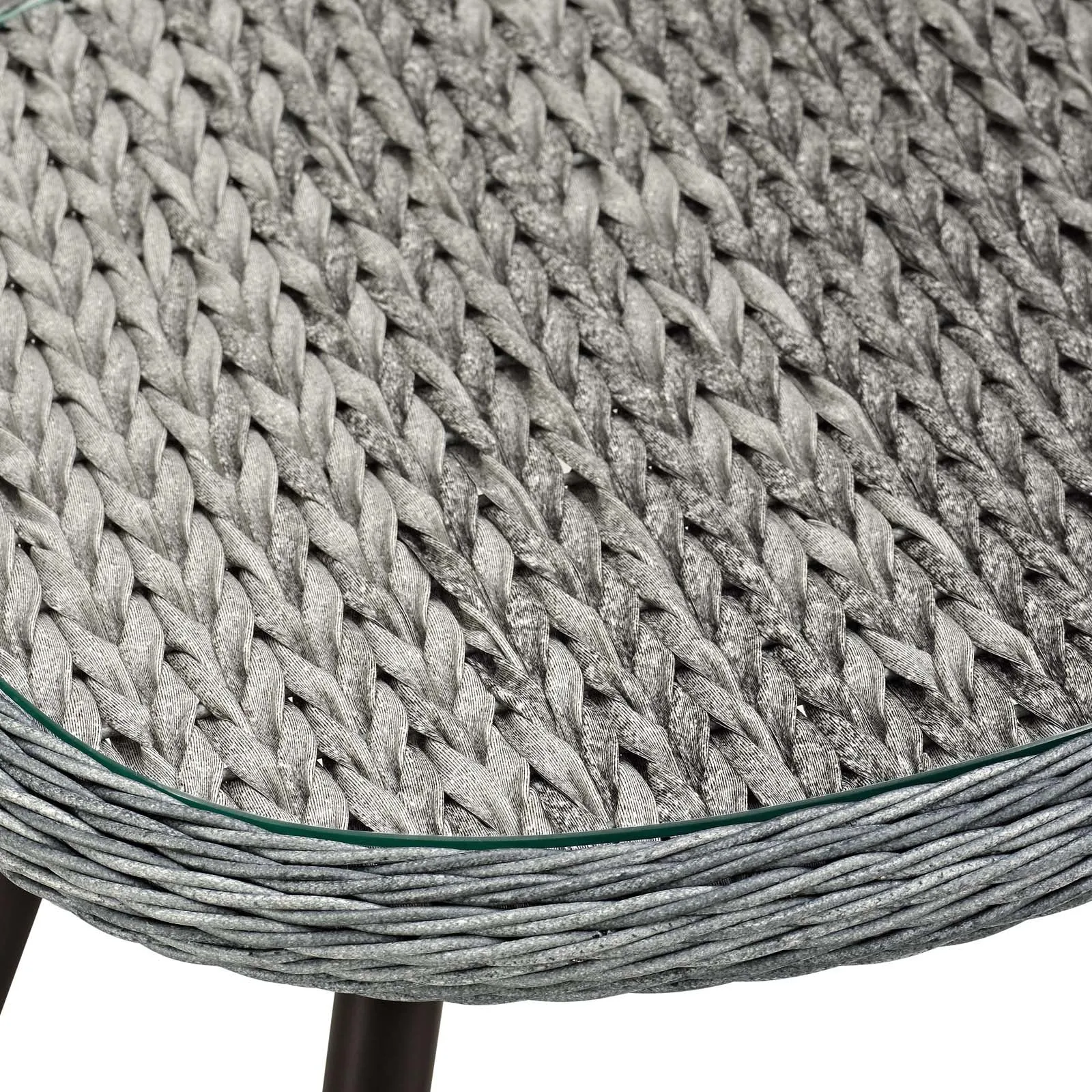 Endeavor Outdoor Patio Wicker Rattan Side Table by Modway