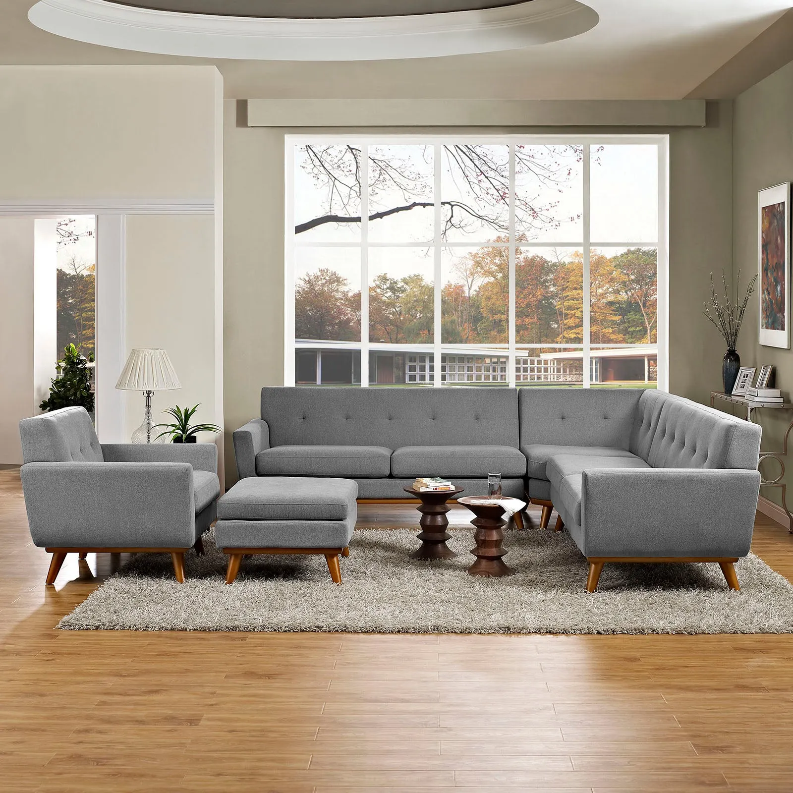 Engage 5 Piece Sectional Sofa by Modway