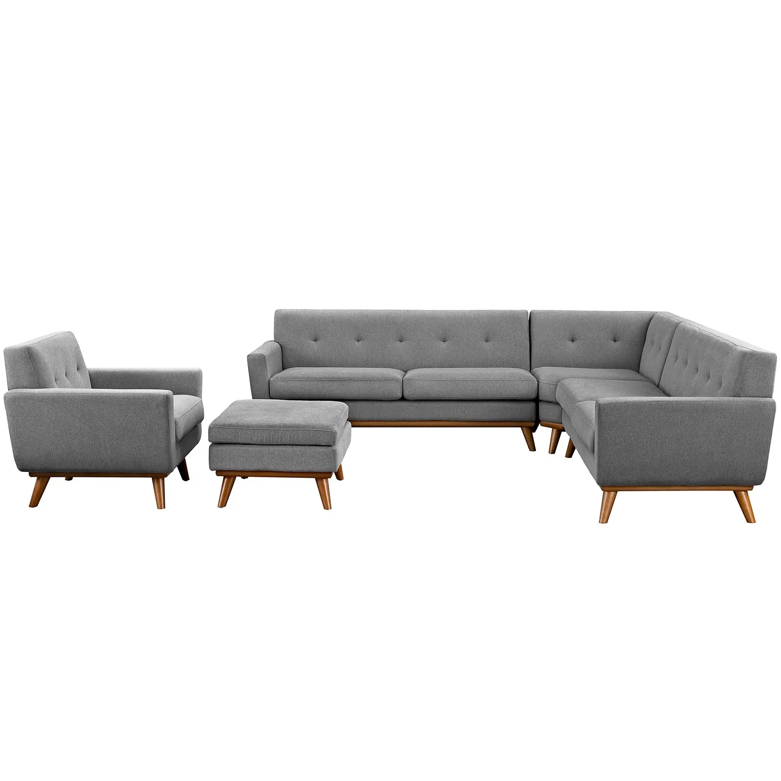 Engage 5 Piece Sectional Sofa by Modway