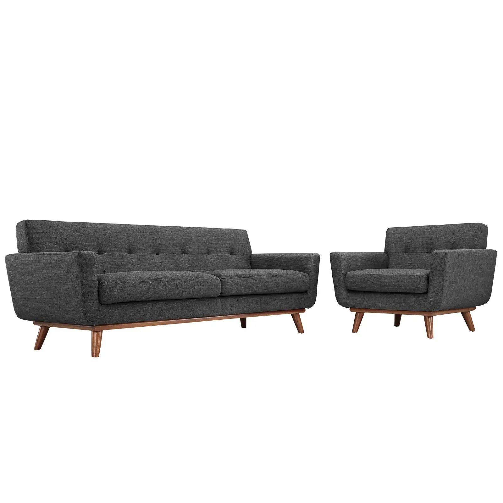 Engage Armchair and Sofa Set of 2 by Modway