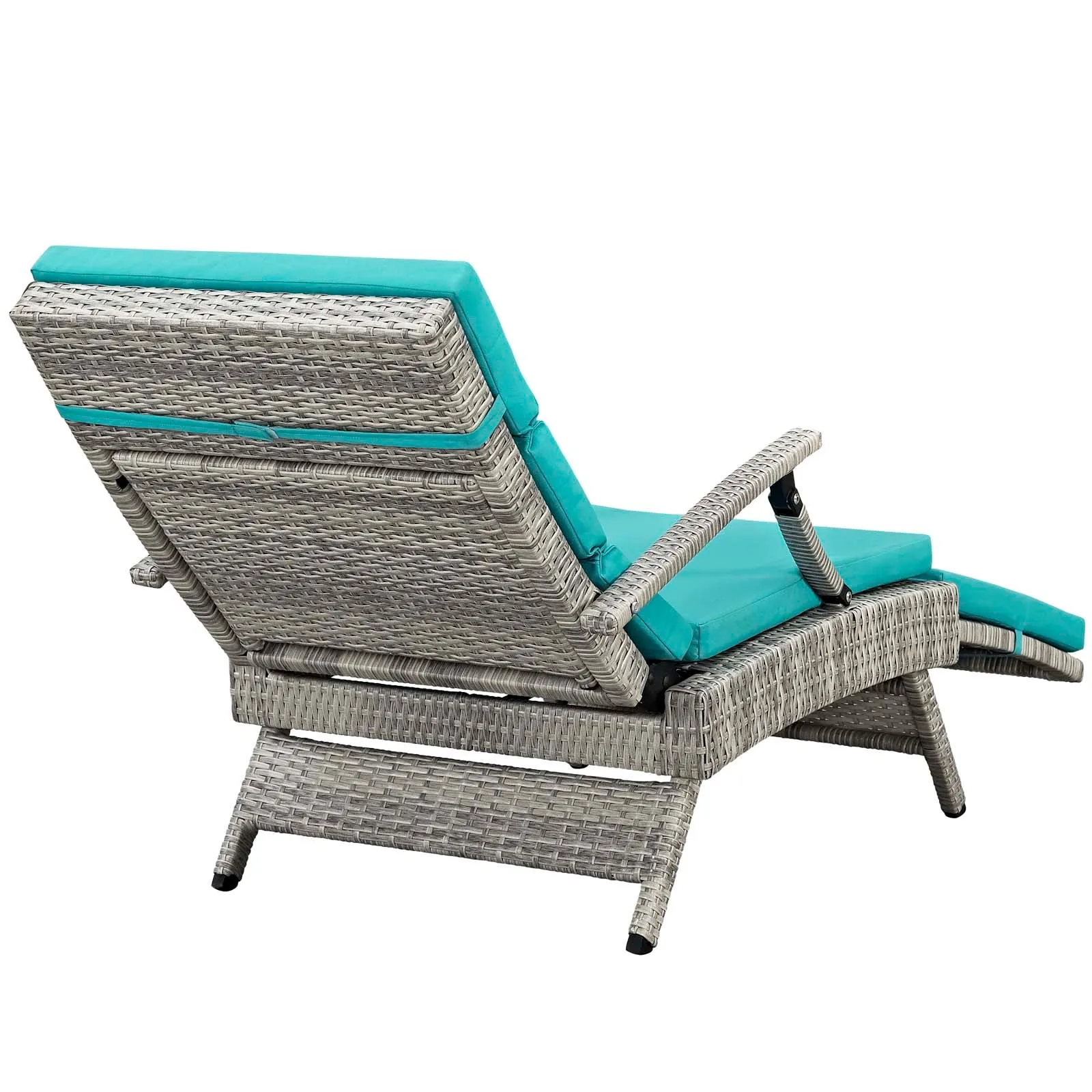 Envisage Chaise Outdoor Patio Wicker Rattan Lounge Chair by Modway