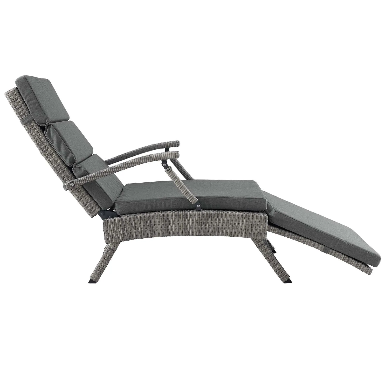 Envisage Chaise Outdoor Patio Wicker Rattan Lounge Chair by Modway