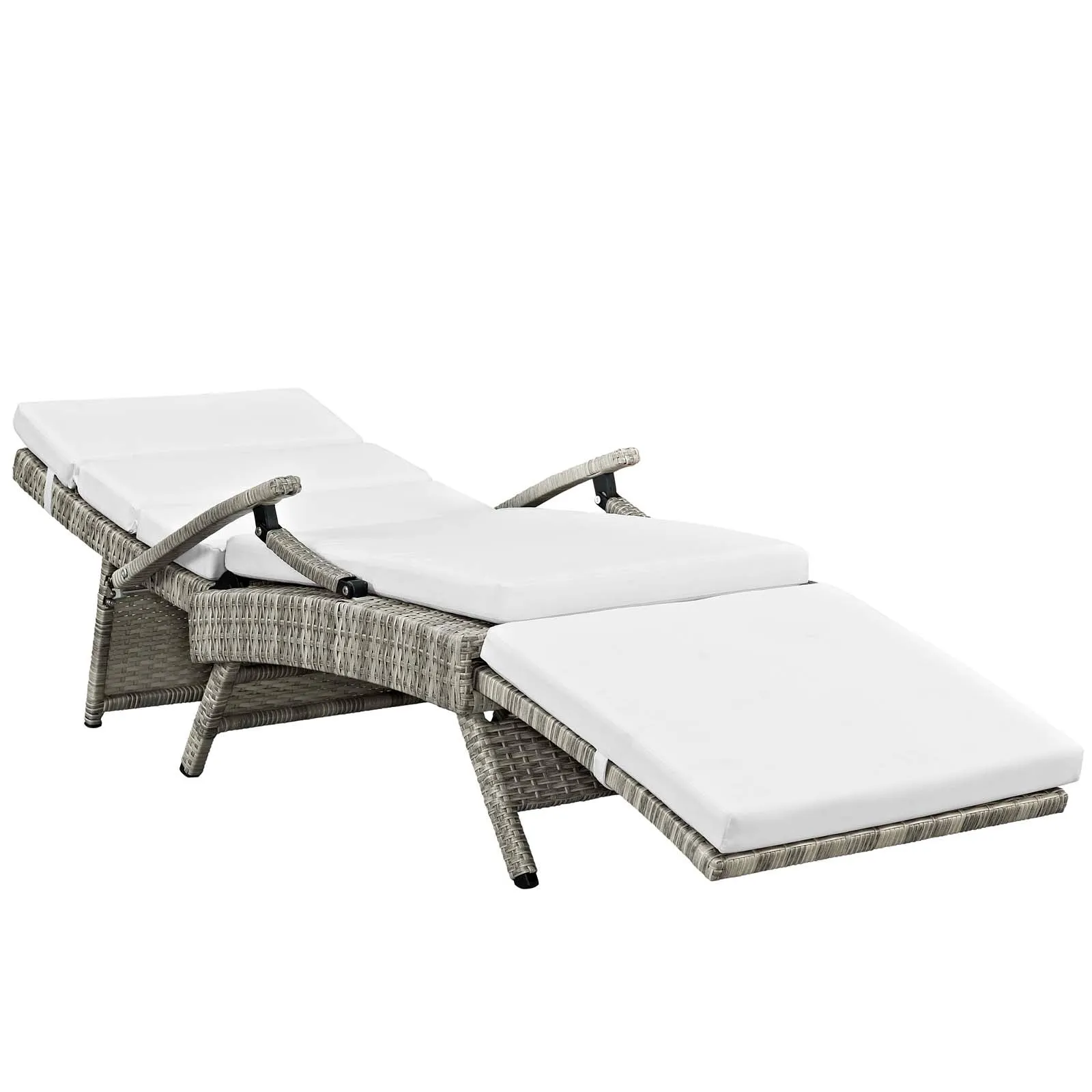 Envisage Chaise Outdoor Patio Wicker Rattan Lounge Chair by Modway