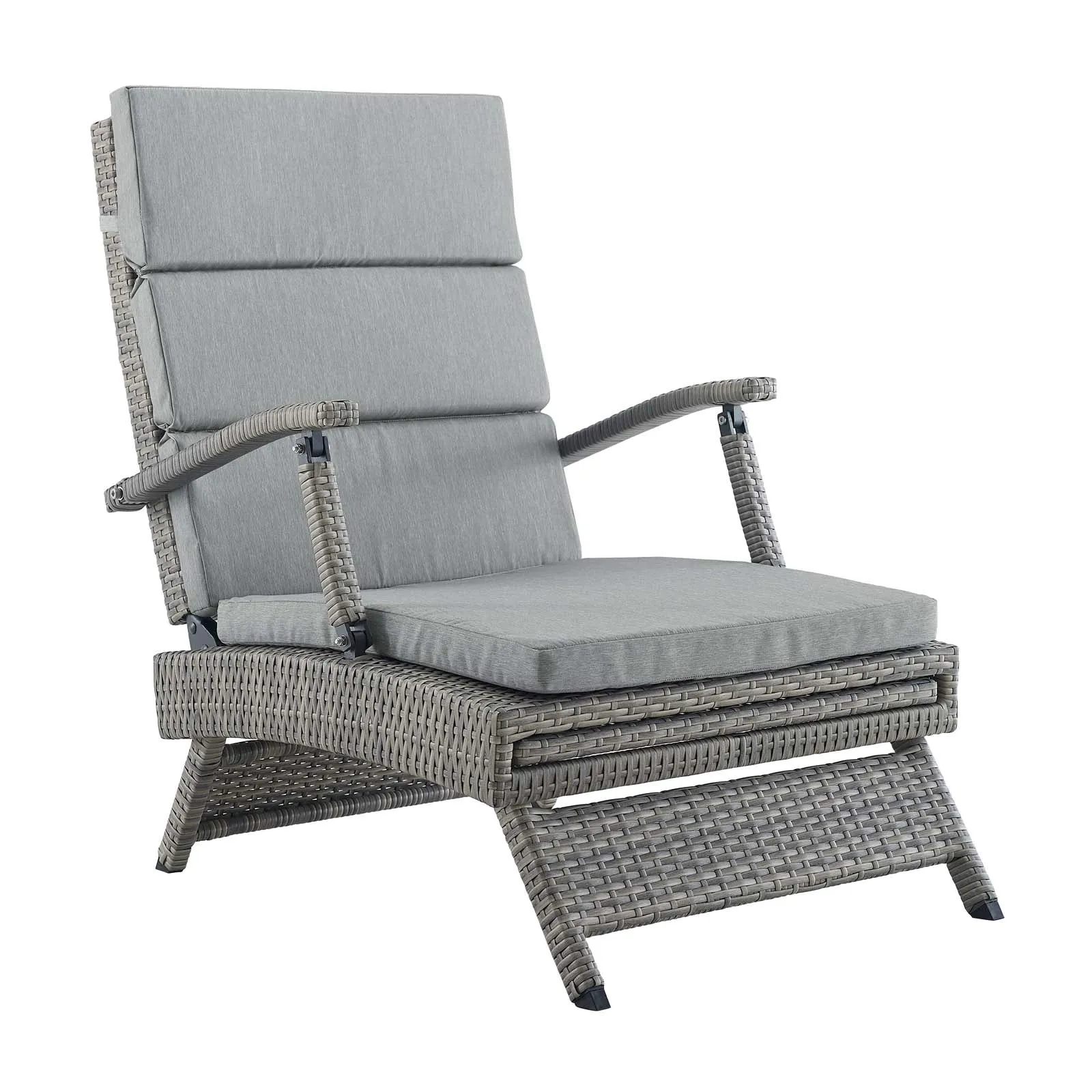 Envisage Chaise Outdoor Patio Wicker Rattan Lounge Chair by Modway