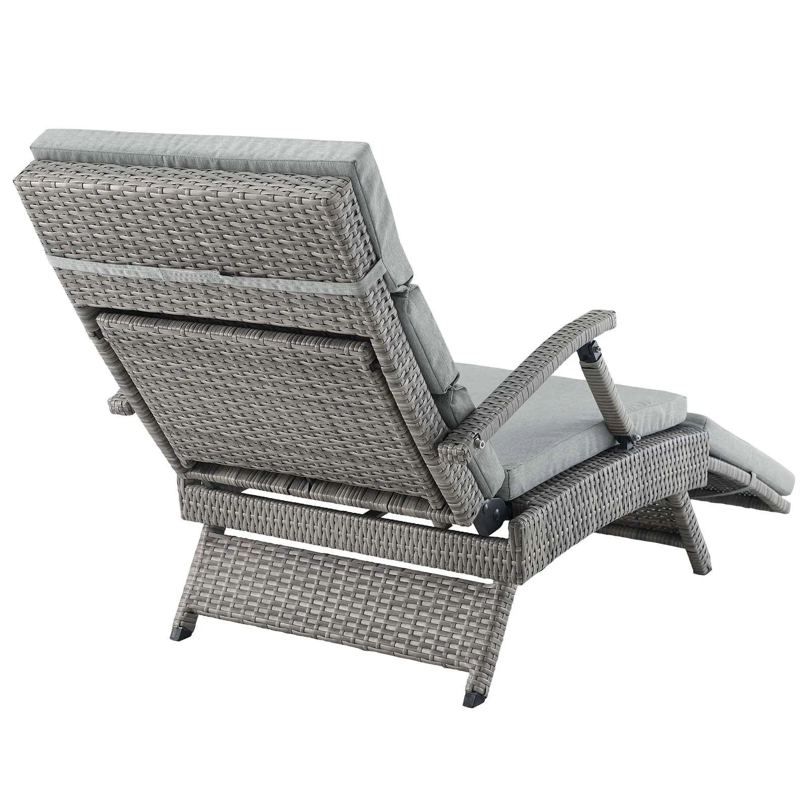 Envisage Chaise Outdoor Patio Wicker Rattan Lounge Chair by Modway