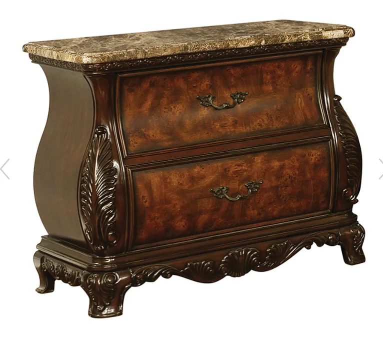 Exeter Queen Tufted Upholstered Sleigh Bed Dark Burl