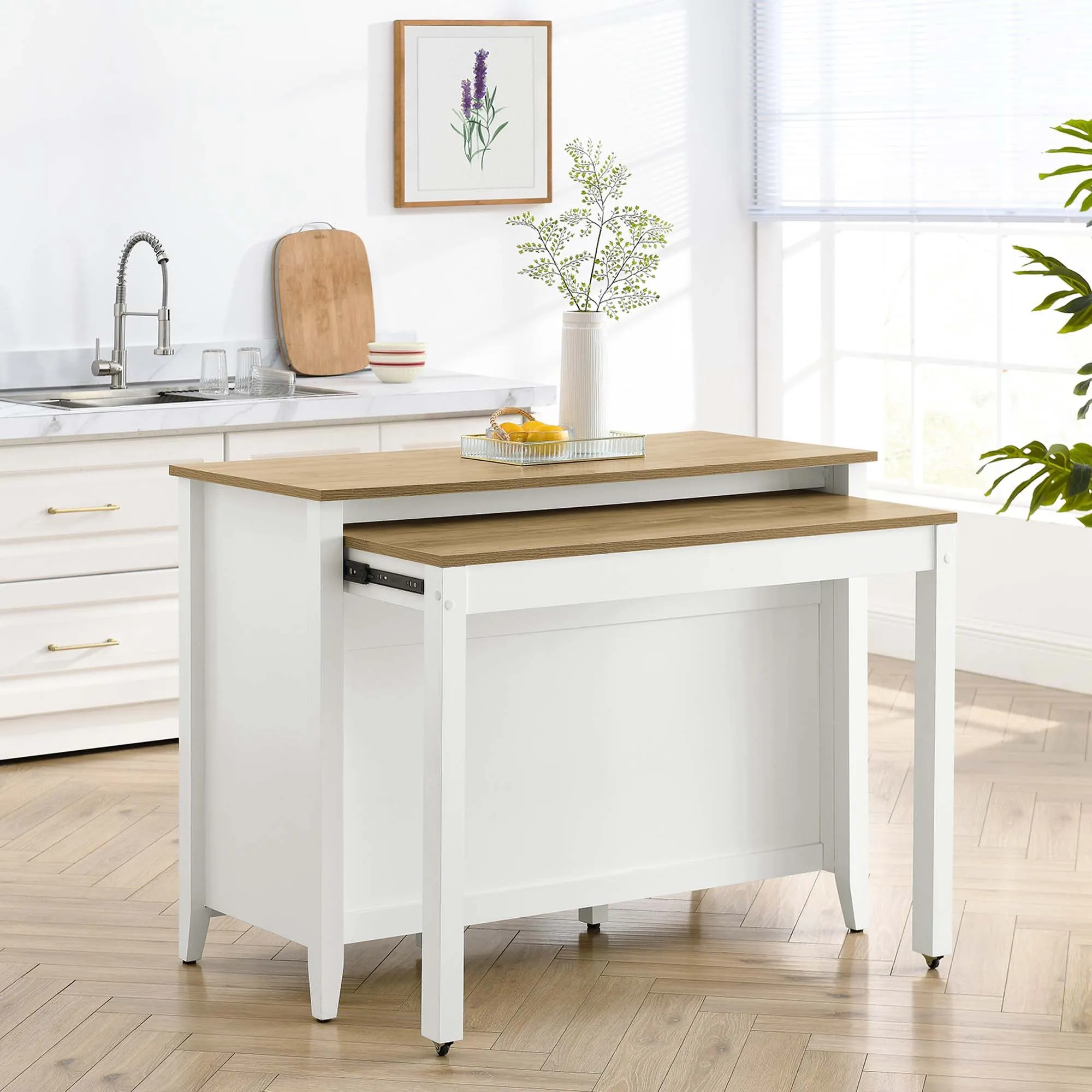 Farmstead Kitchen Island by Modway