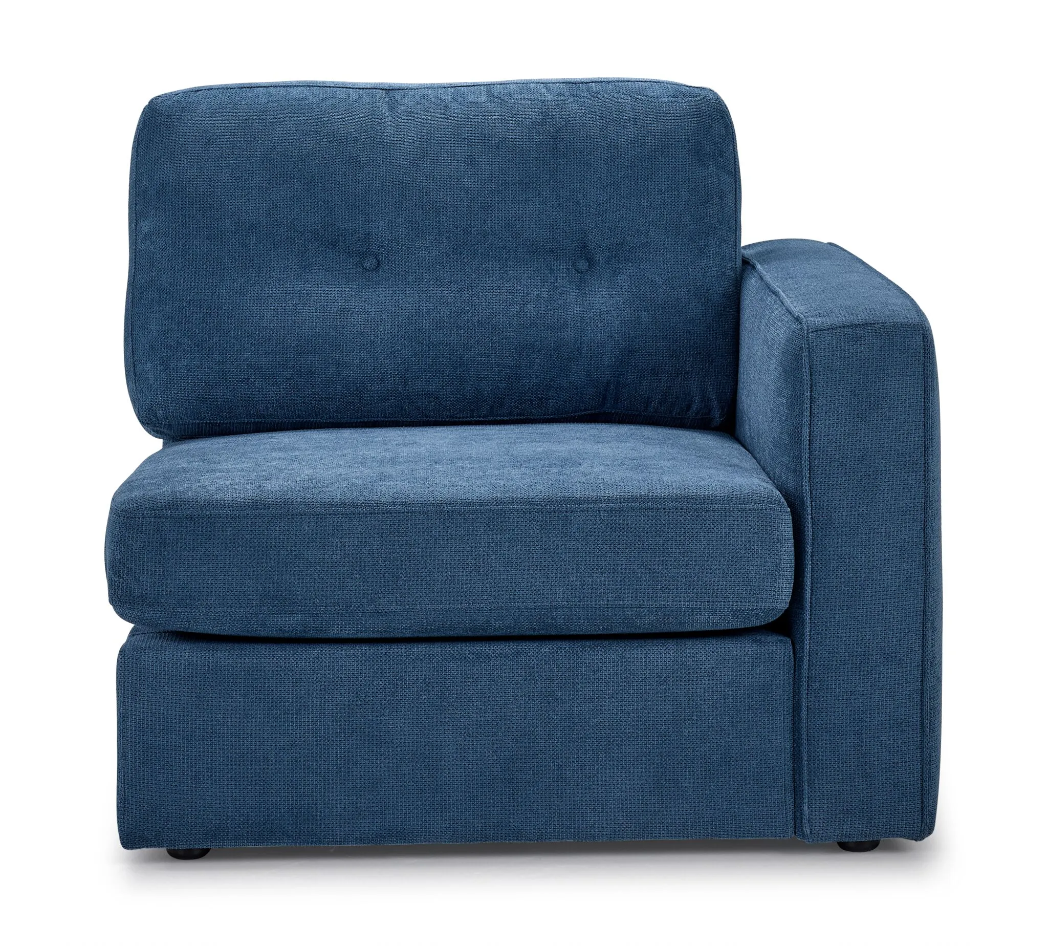 Feeling Connected - Connex 3-Piece Modular Chair with Storage Console - Blue