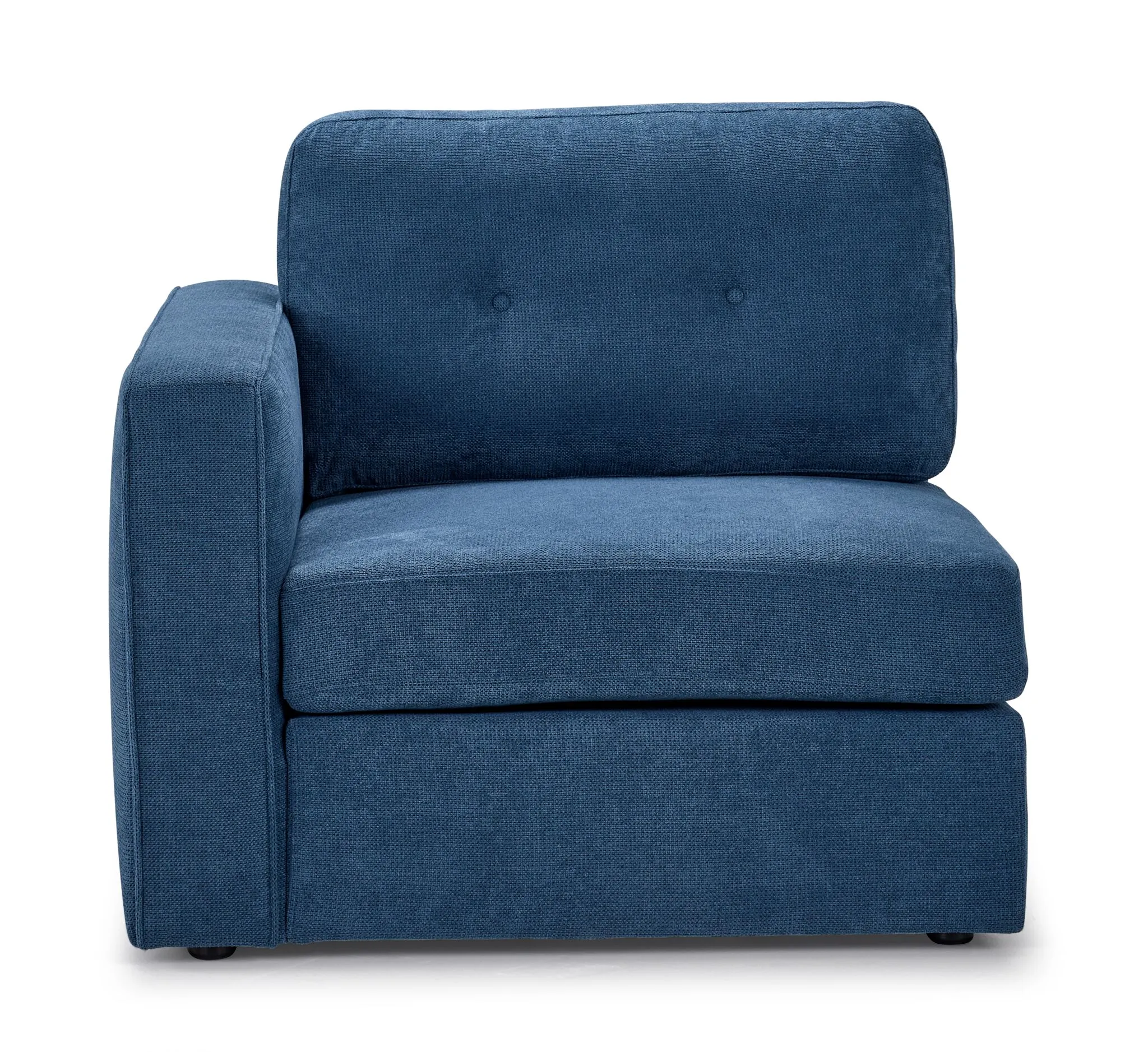 Feeling Connected - Connex 3-Piece Modular Chair with Storage Console - Blue