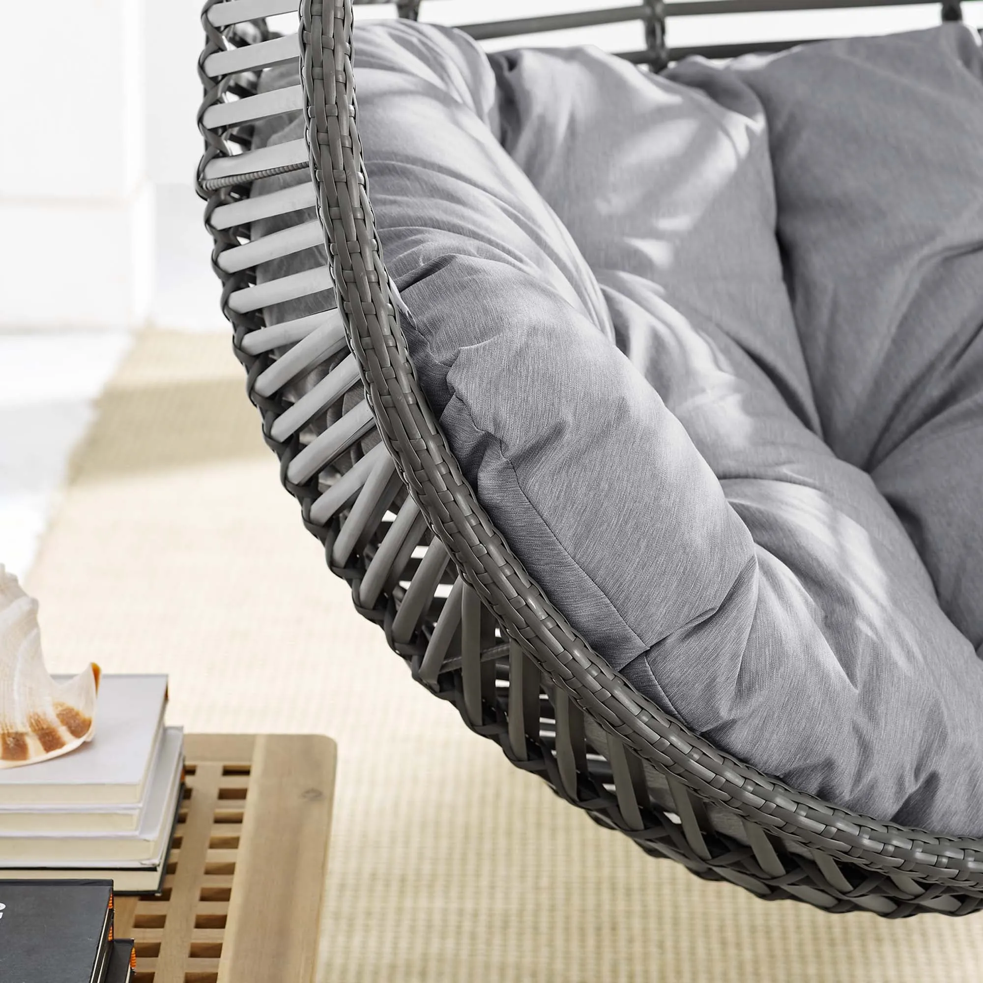 Garner Teardrop Outdoor Patio Swing Chair Without Stand by Modway