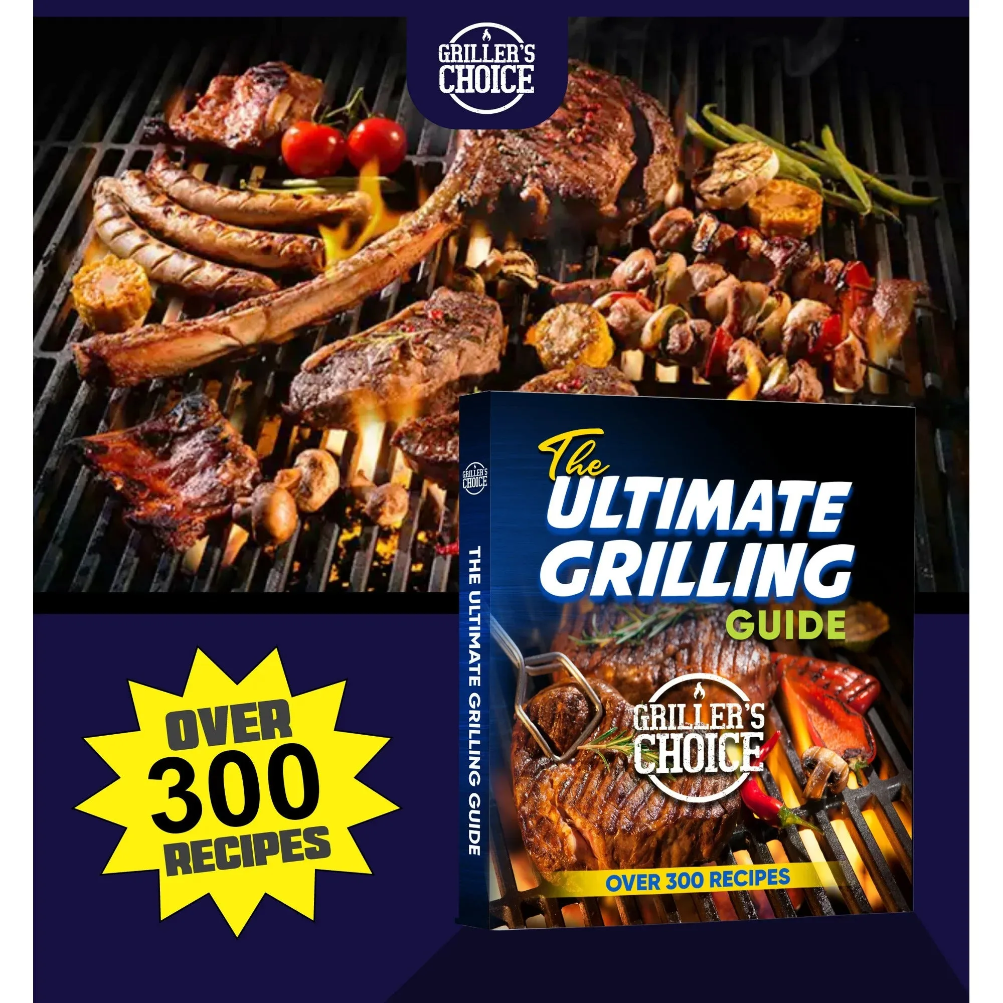 Grillers Choice GCPROGRILLER 25 Piece Griller Set Hand Selected Grilling Tool Kit