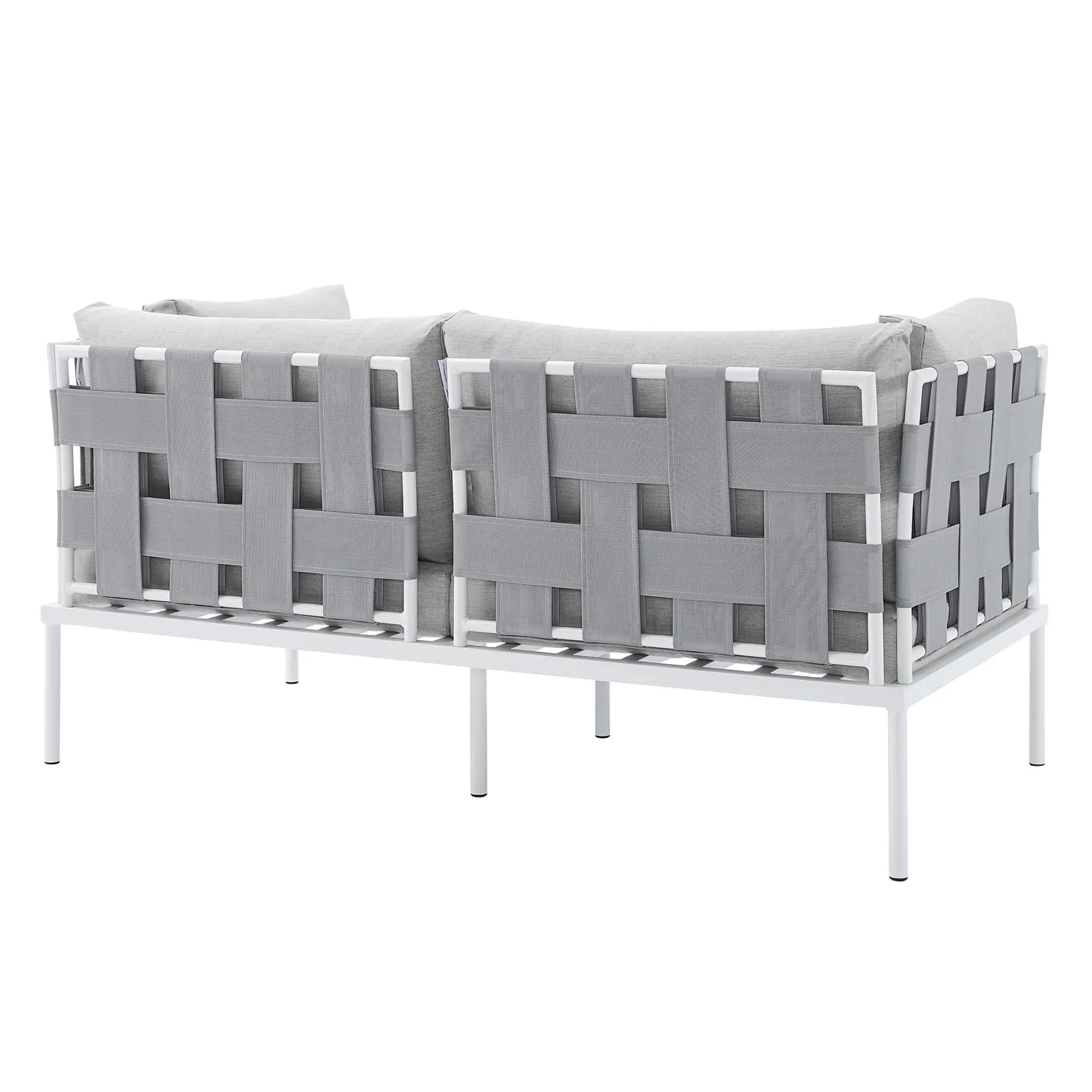 Harmony 4-Piece  Sunbrella® Outdoor Patio Aluminum Seating Set by Modway