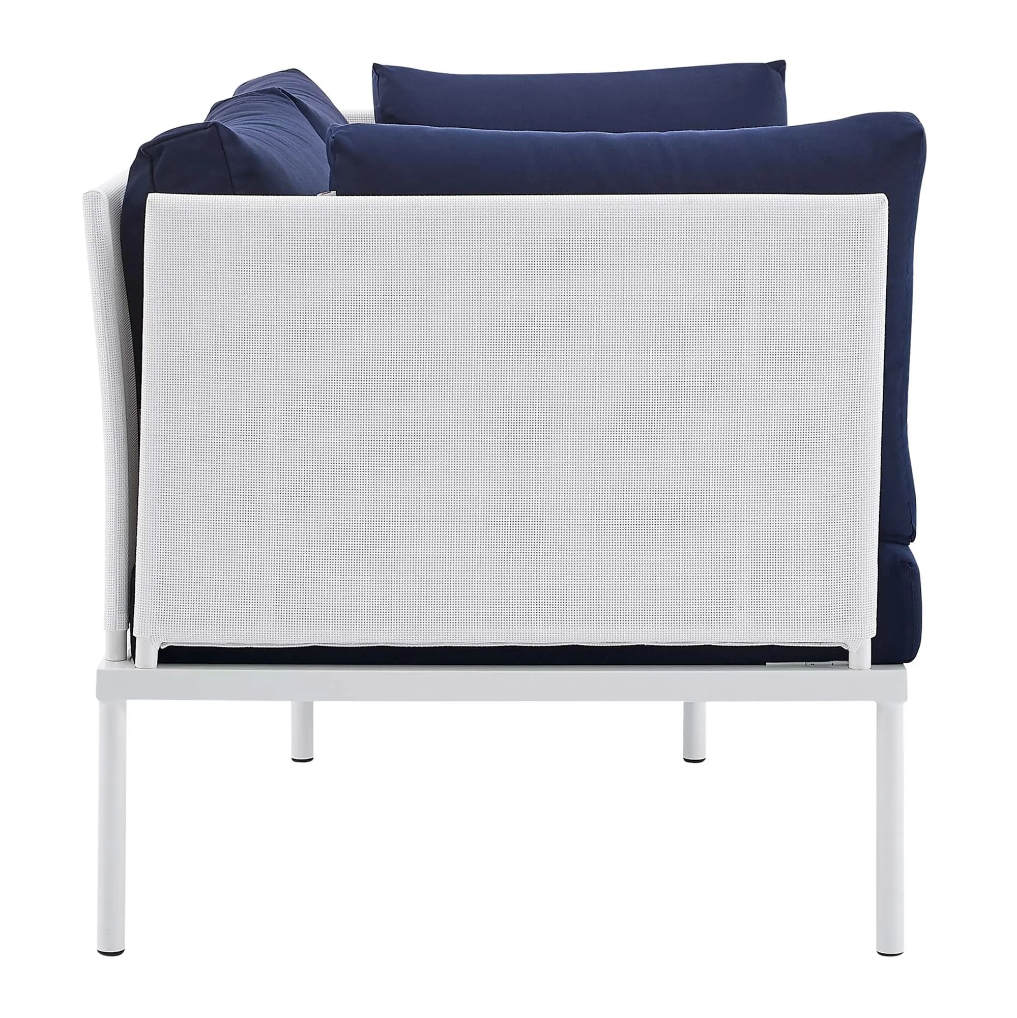 Harmony 5-Piece  Sunbrella® Outdoor Patio Aluminum Furniture Set by Modway