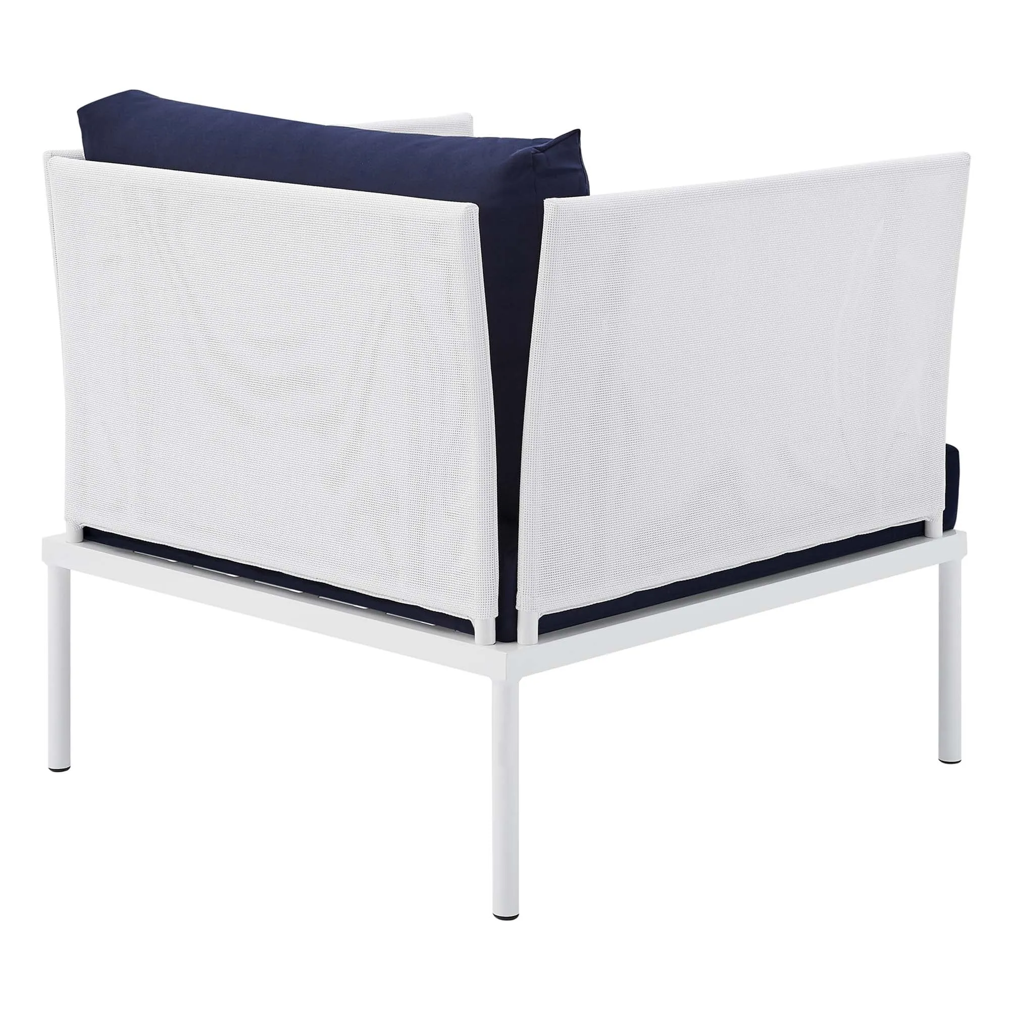 Harmony 6-Piece  Sunbrella® Outdoor Patio Aluminum Seating Set by Modway