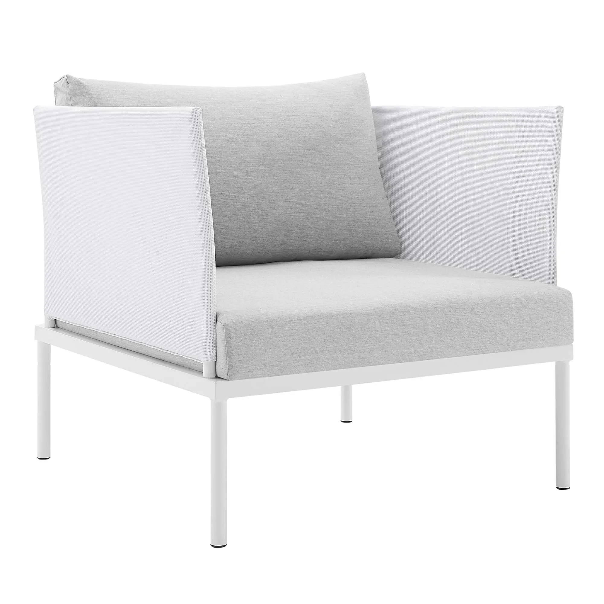 Harmony 6-Piece  Sunbrella® Outdoor Patio Aluminum Seating Set by Modway