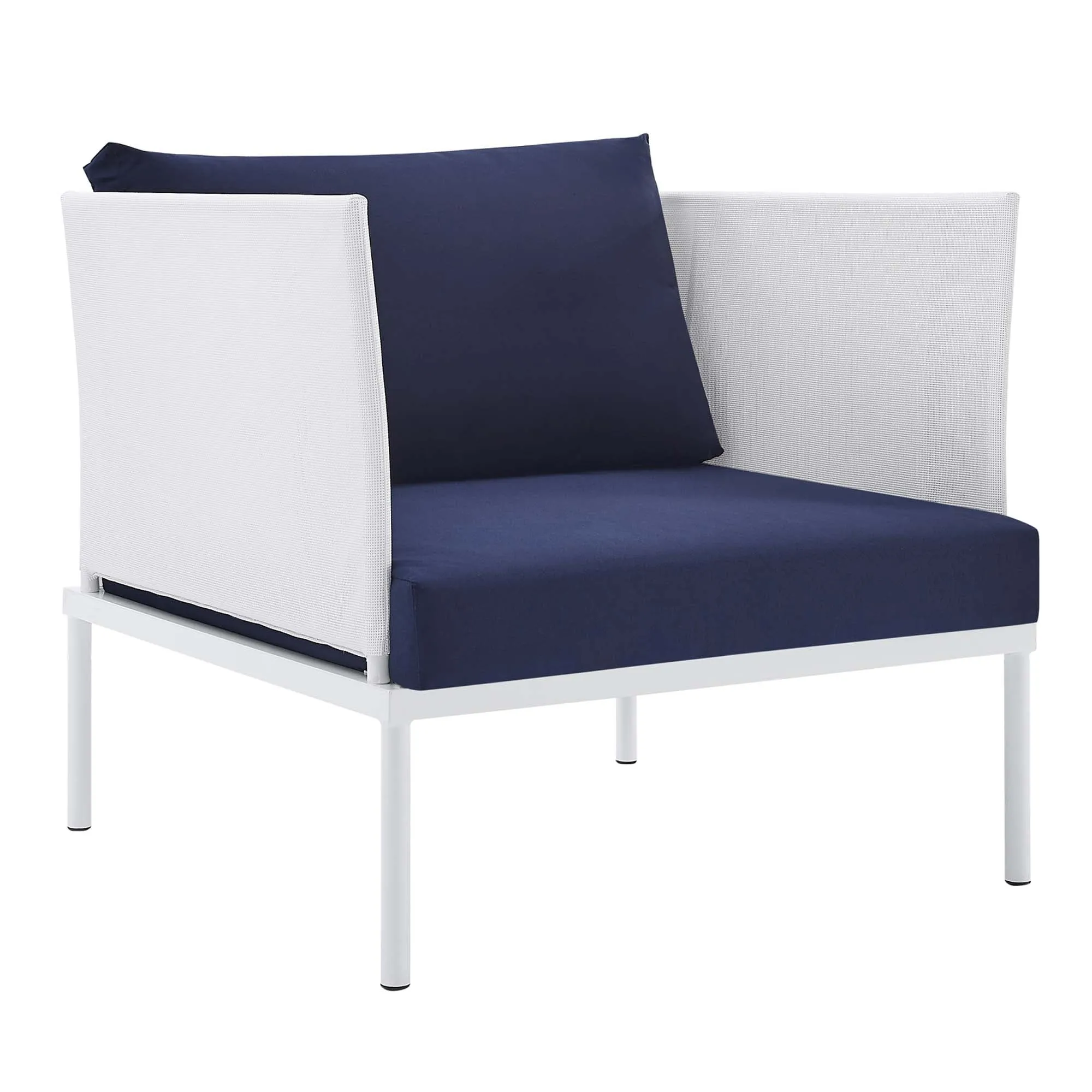 Harmony 6-Piece  Sunbrella® Outdoor Patio Aluminum Seating Set by Modway