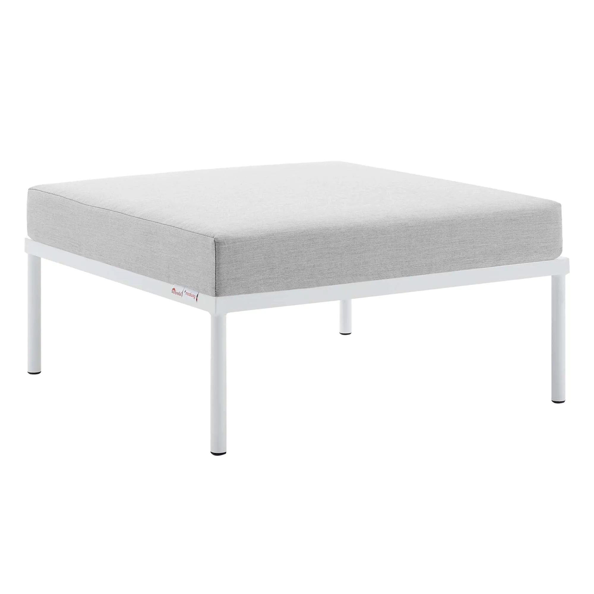 Harmony 6-Piece  Sunbrella® Outdoor Patio Aluminum Seating Set by Modway