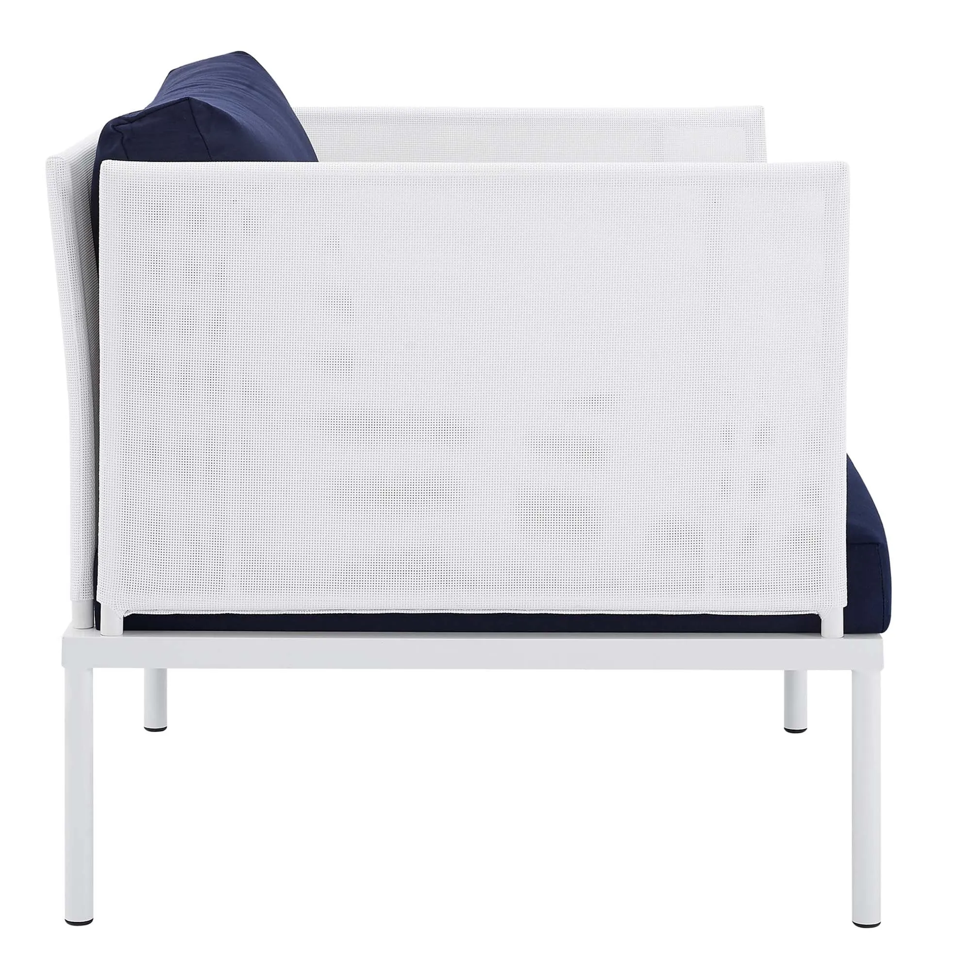 Harmony 6-Piece  Sunbrella® Outdoor Patio Aluminum Seating Set by Modway