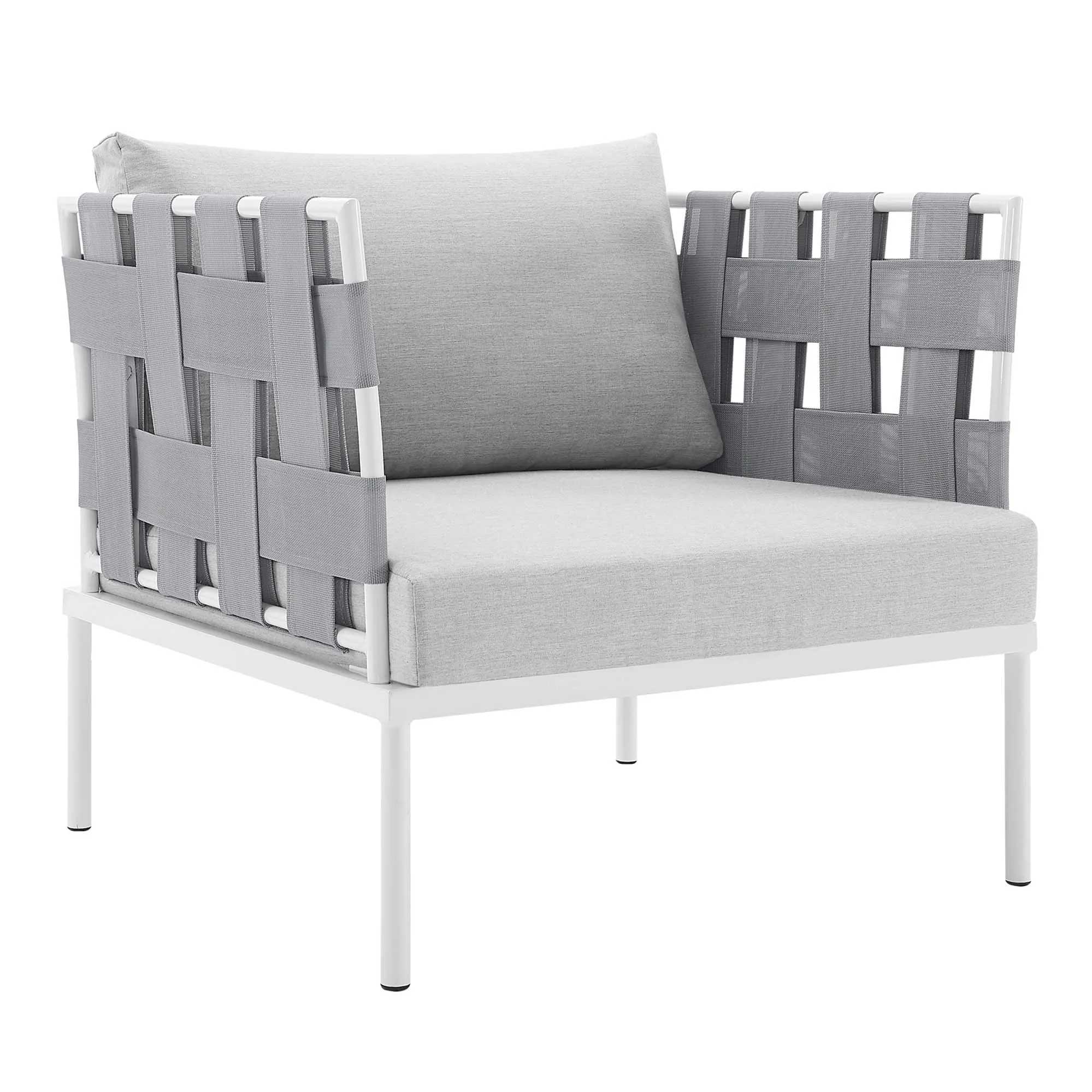 Harmony 7-Piece  Sunbrella® Outdoor Patio Aluminum Sectional Sofa Set by Modway