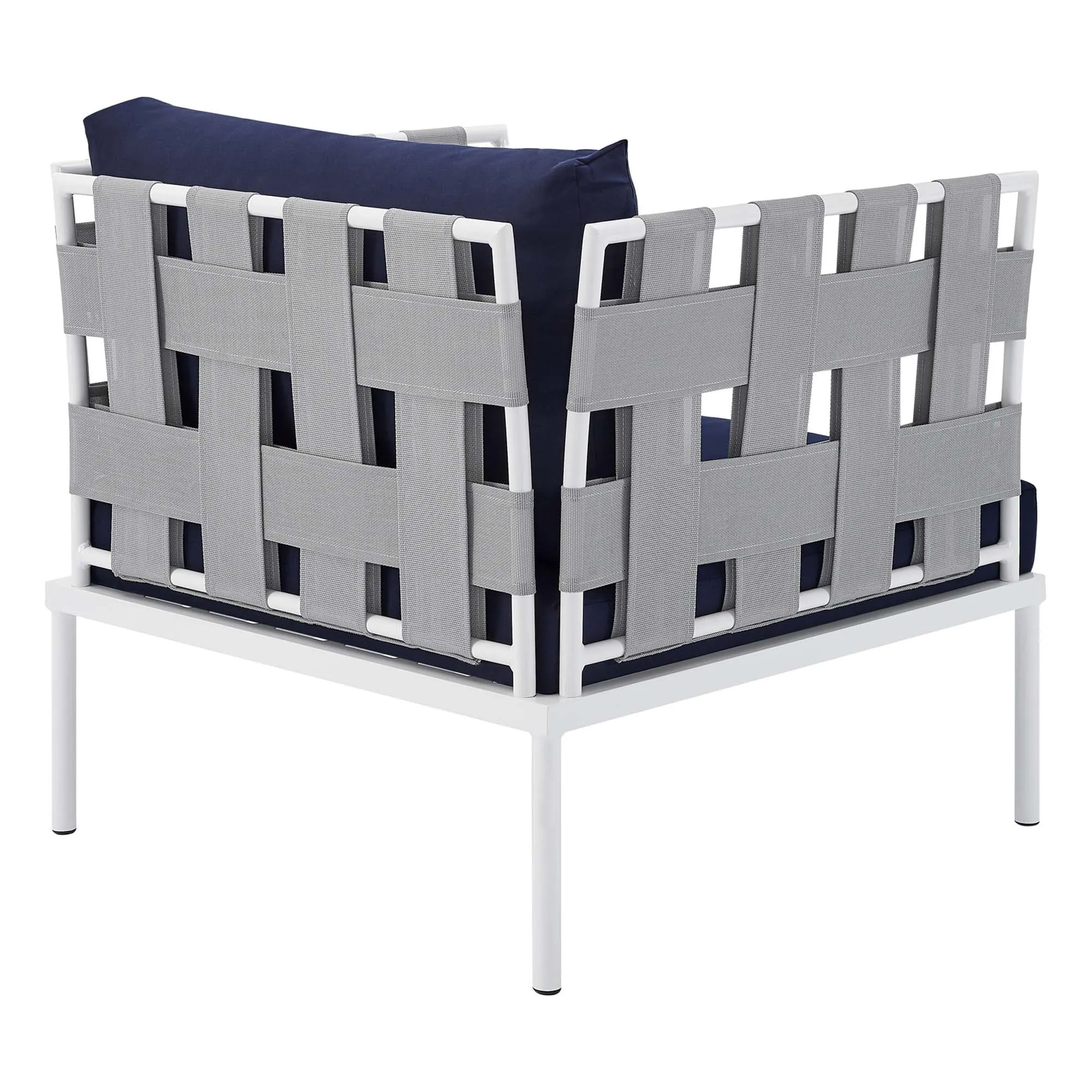 Harmony 7-Piece  Sunbrella® Outdoor Patio Aluminum Sectional Sofa Set by Modway