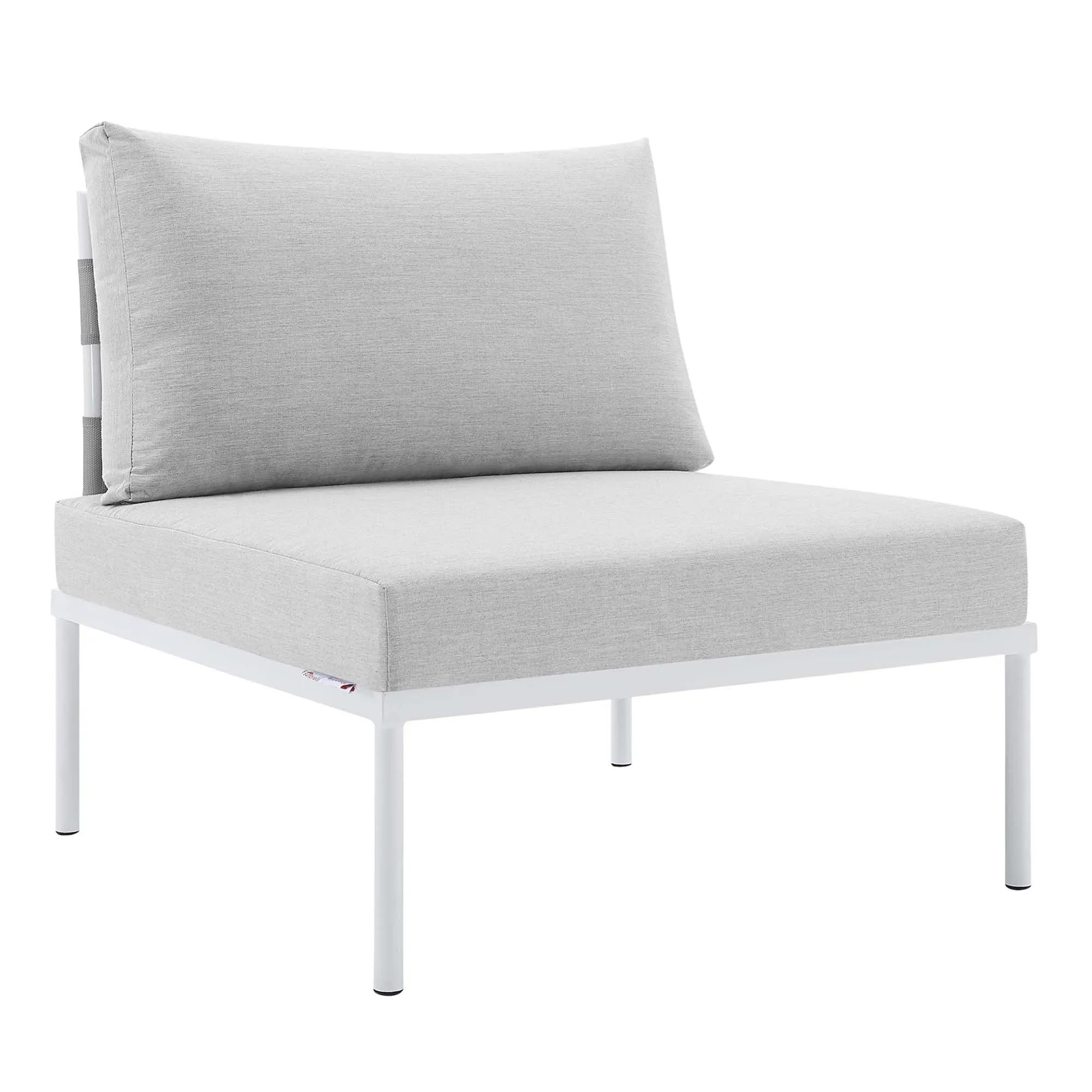 Harmony 8-Piece  Sunbrella® Outdoor Patio All Mesh Sectional Sofa Set by Modway