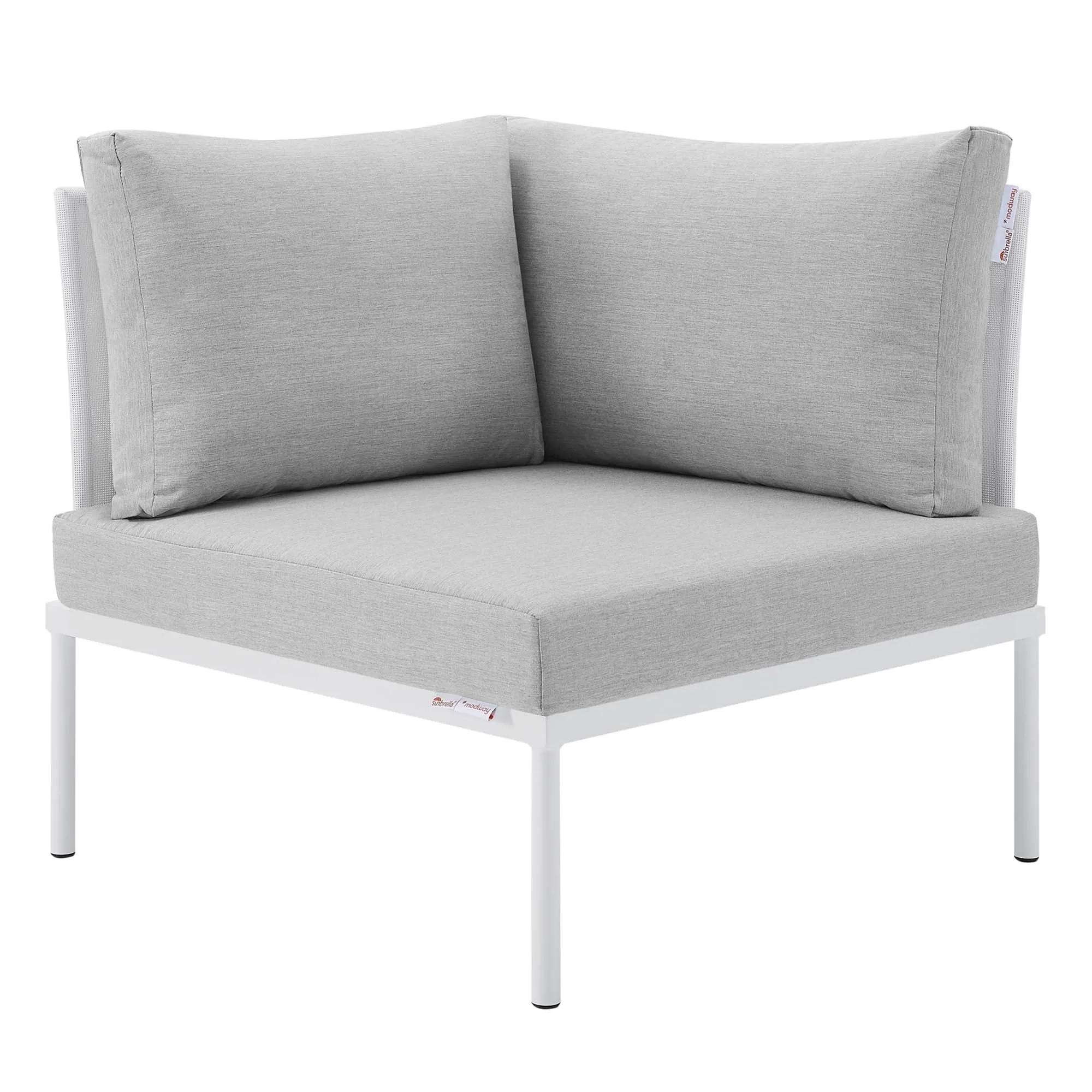 Harmony 8-Piece  Sunbrella® Outdoor Patio Aluminum Sectional Sofa Set by Modway