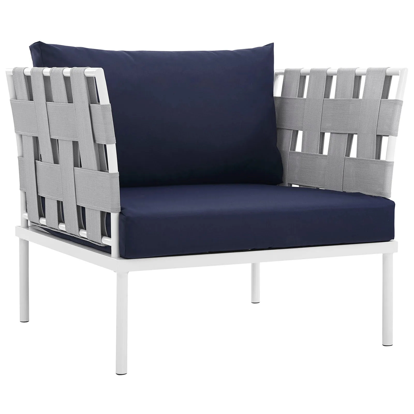 Harmony Outdoor Patio Aluminum Armchair by Modway