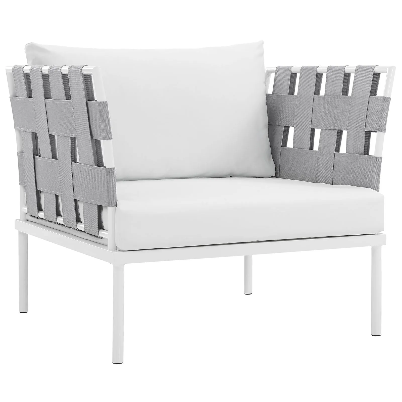 Harmony Outdoor Patio Aluminum Armchair by Modway