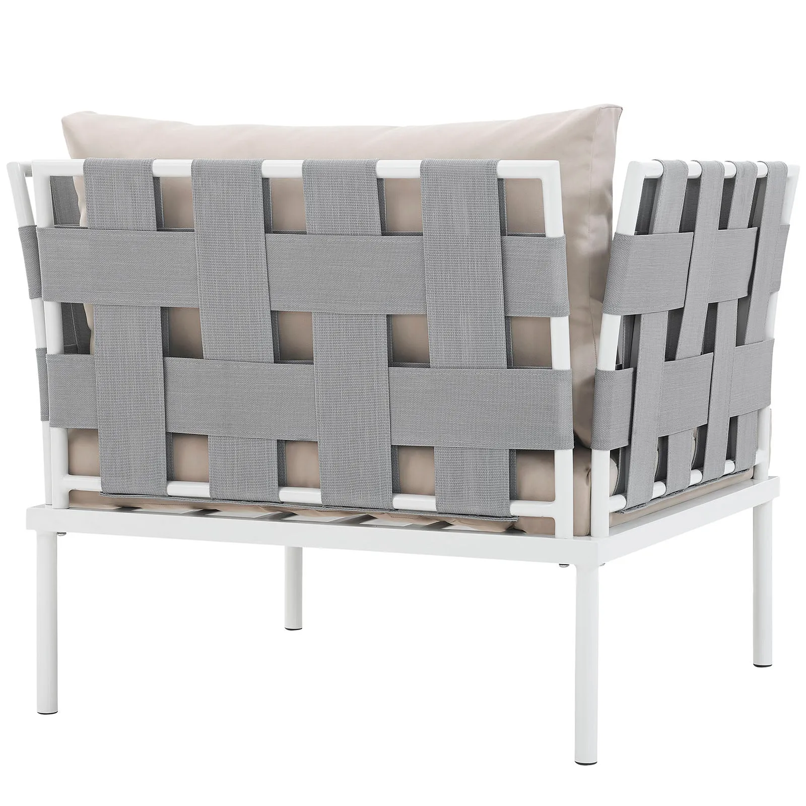 Harmony Outdoor Patio Aluminum Armchair by Modway