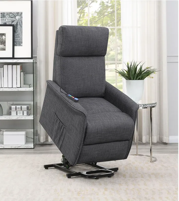 Herrera Power Lift Recliner With Wired Remote Beige