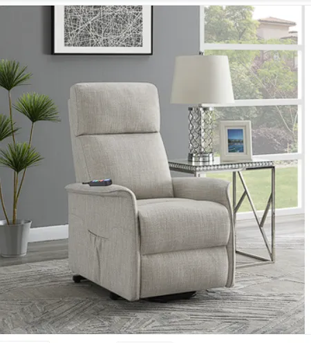 Herrera Power Lift Recliner With Wired Remote Beige