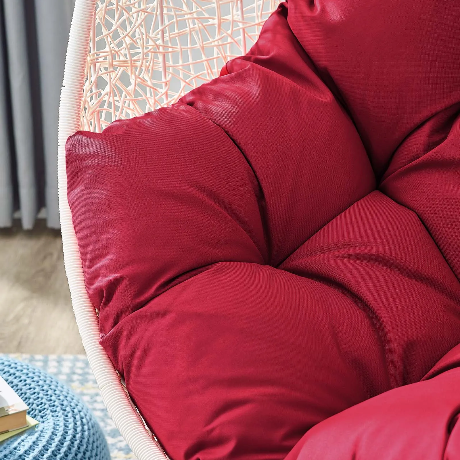 Hide Outdoor Patio Swing Chair With Stand by Modway