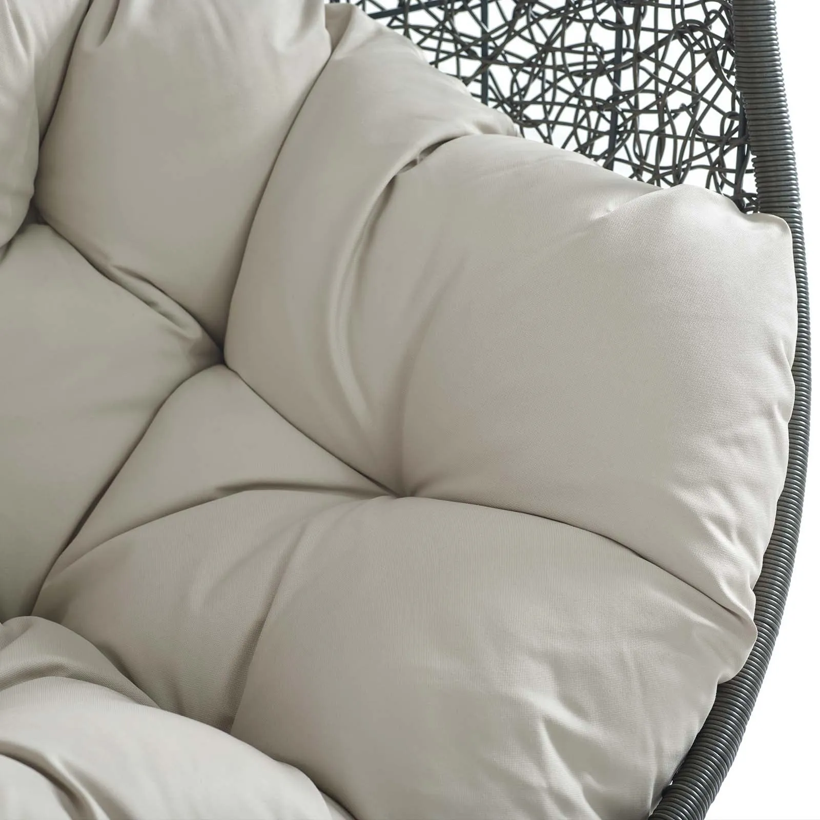 Hide Outdoor Patio Swing Chair With Stand by Modway