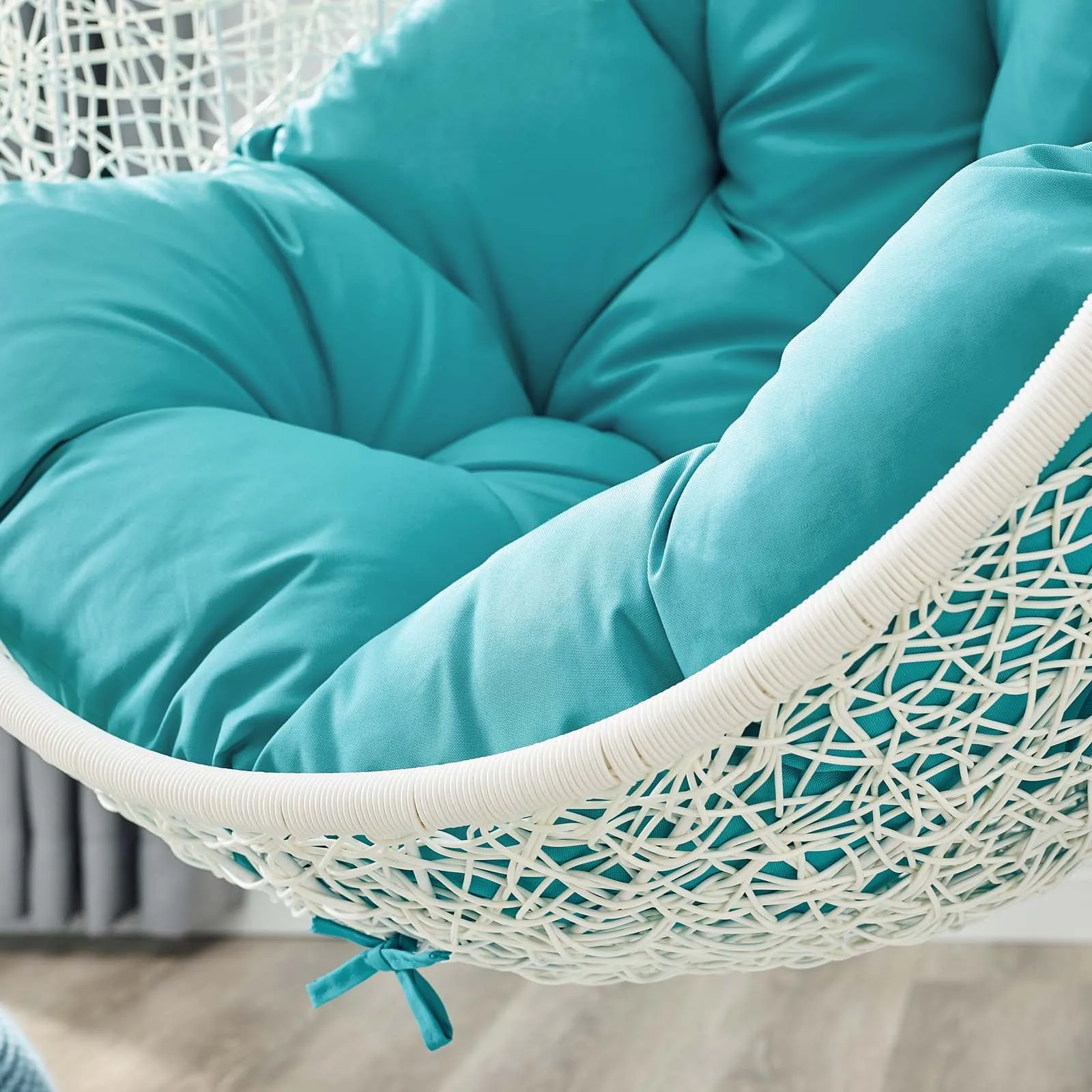 Hide Outdoor Patio Swing Chair With Stand by Modway