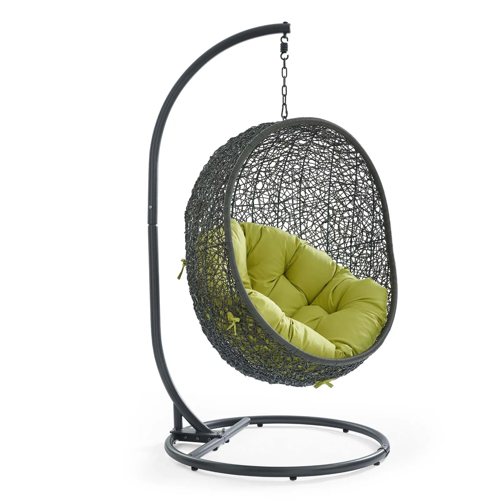 Hide Outdoor Patio Swing Chair With Stand by Modway