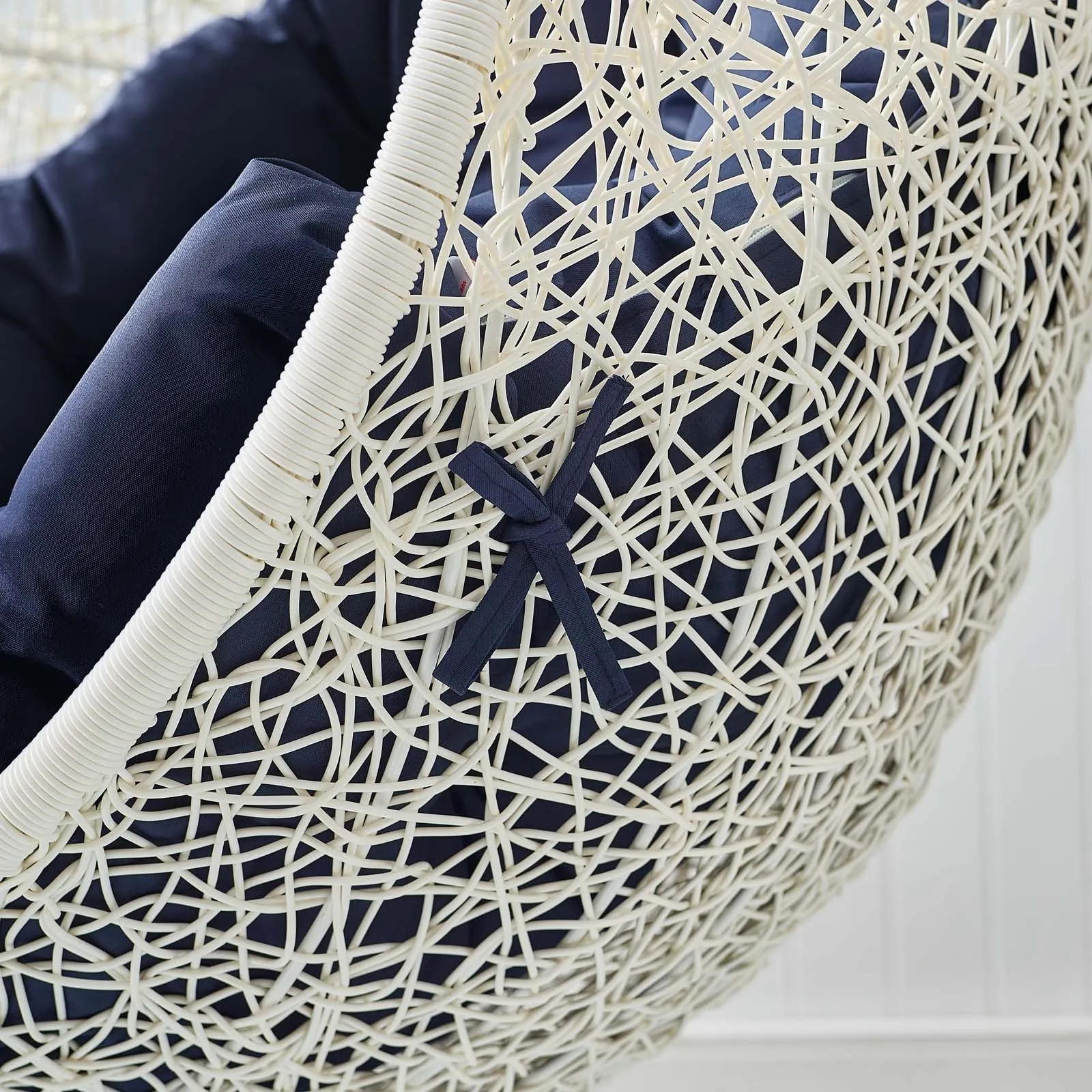 Hide Outdoor Patio Swing Chair With Stand by Modway