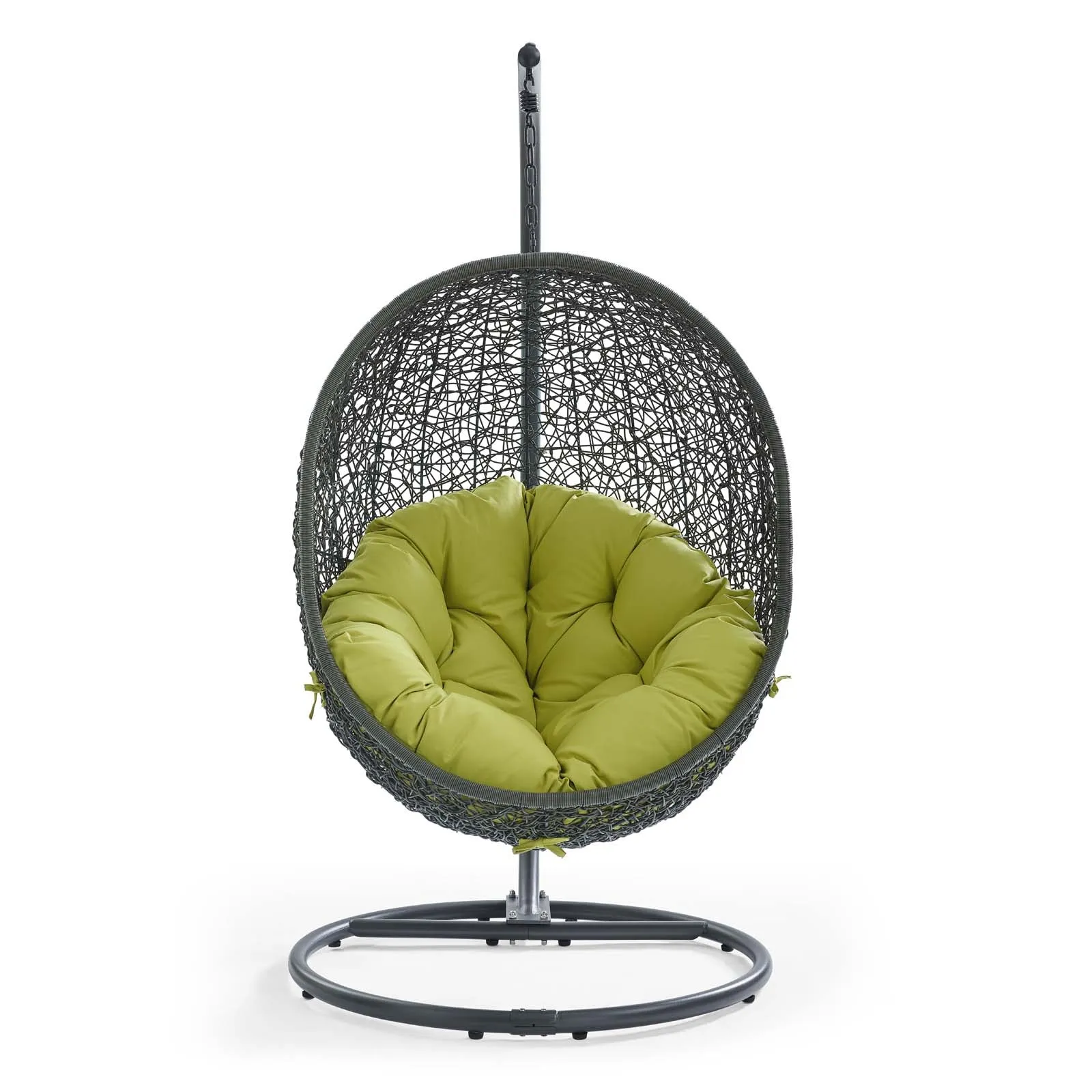 Hide Outdoor Patio Swing Chair With Stand by Modway