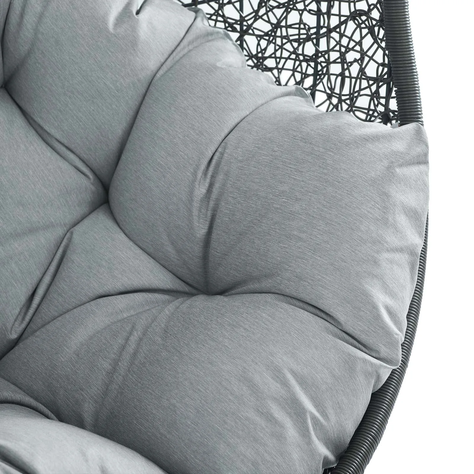 Hide Outdoor Patio Swing Chair With Stand by Modway