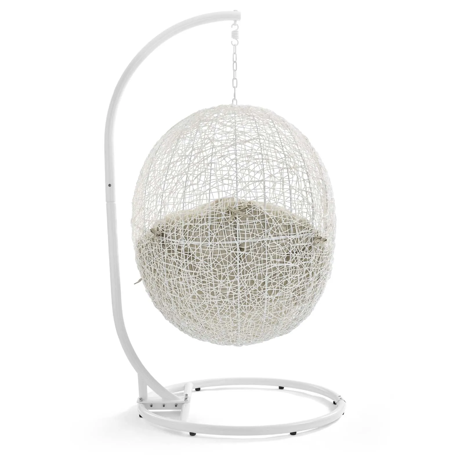 Hide Outdoor Patio Swing Chair With Stand by Modway