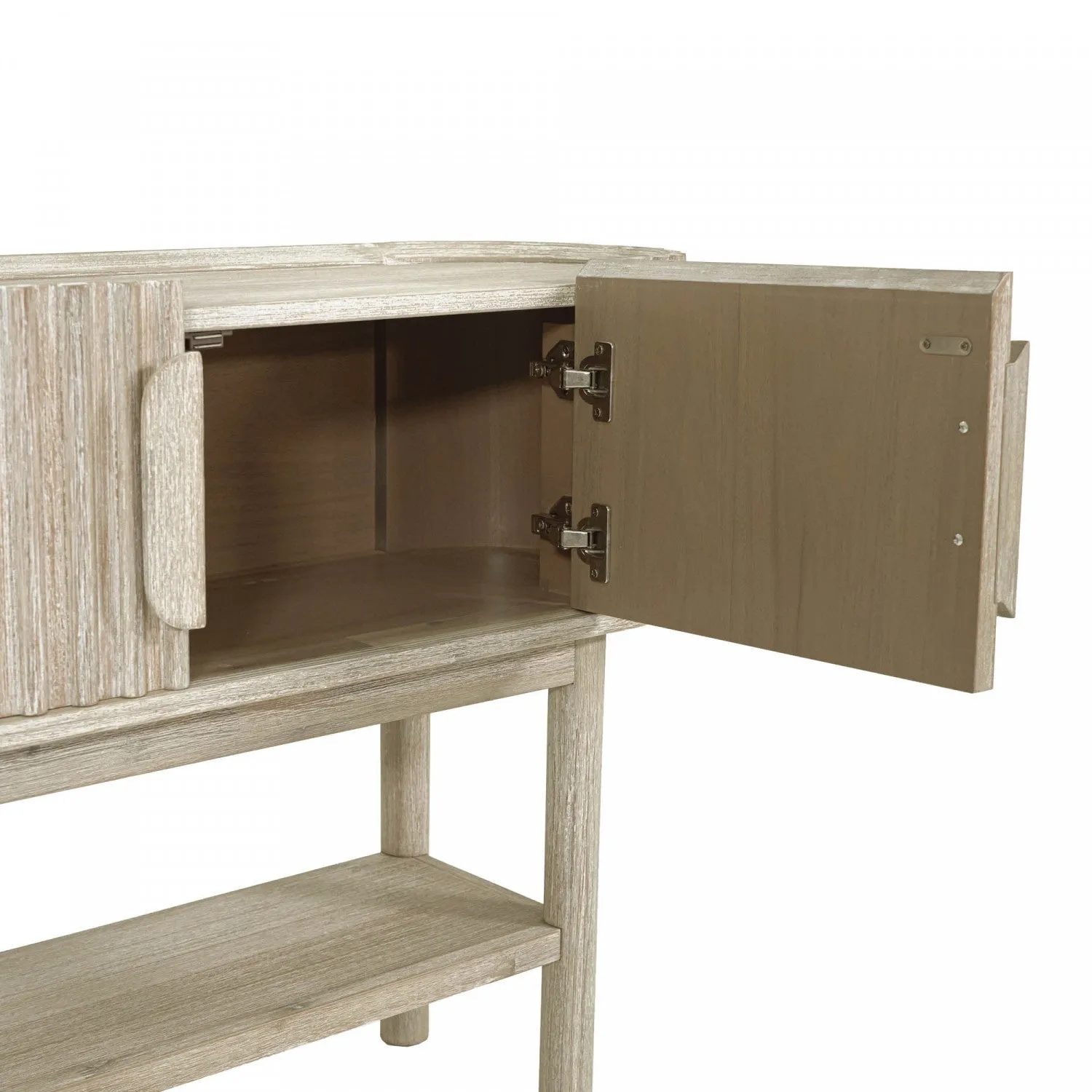 Humbach Console Table - White Washed Natural