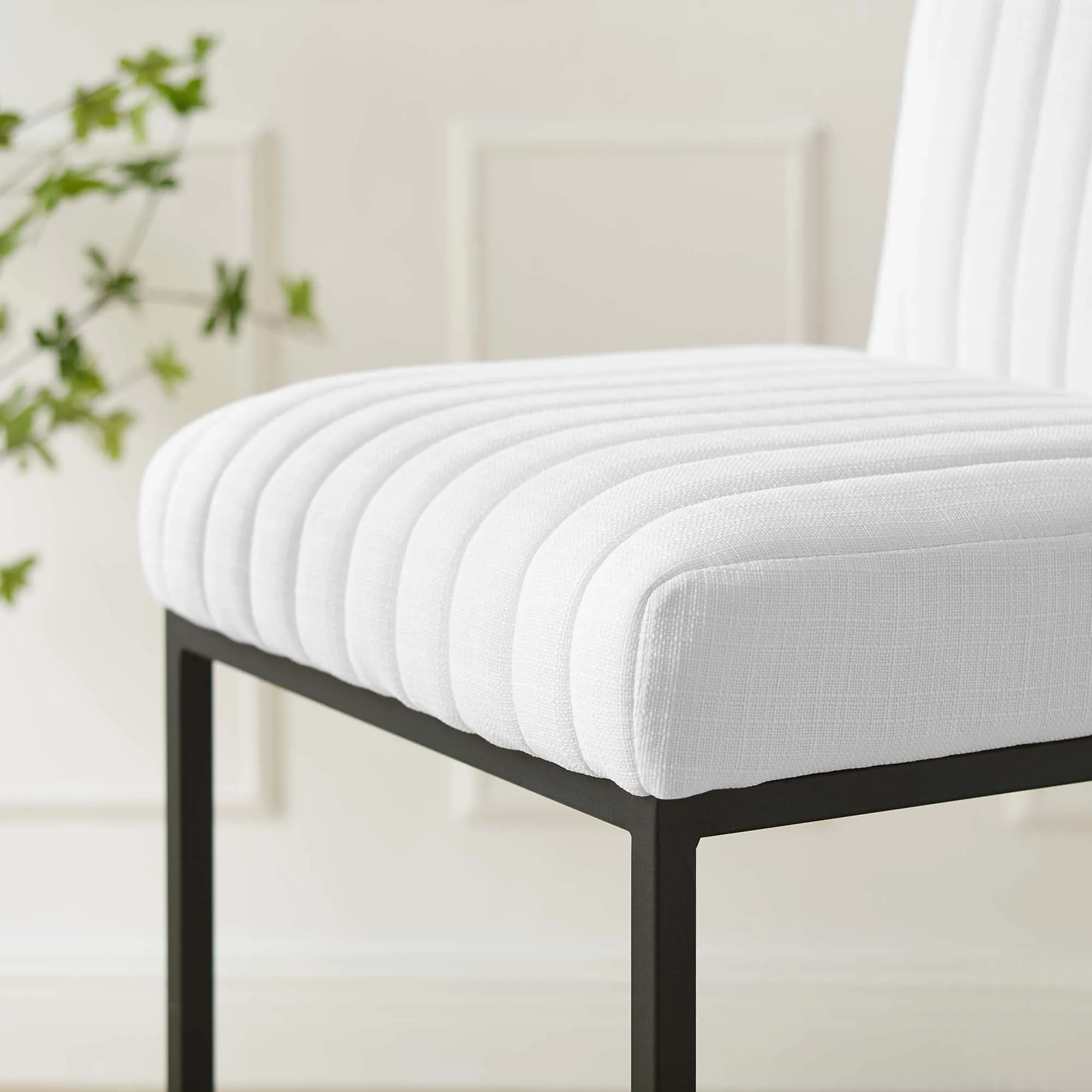 Indulge Channel Tufted Fabric Bar Stools by Modway