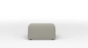 Jayden Square Ottoman - Stucco Beige