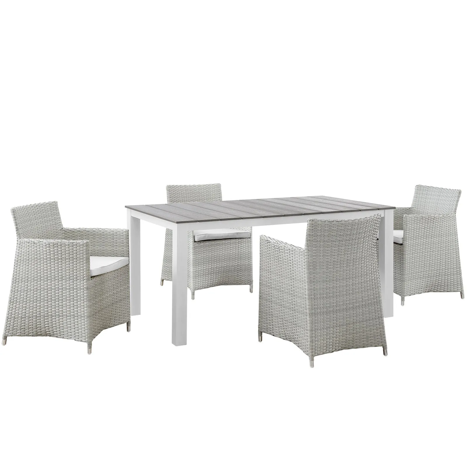 Junction 5 Piece Outdoor Patio Dining Set by Modway