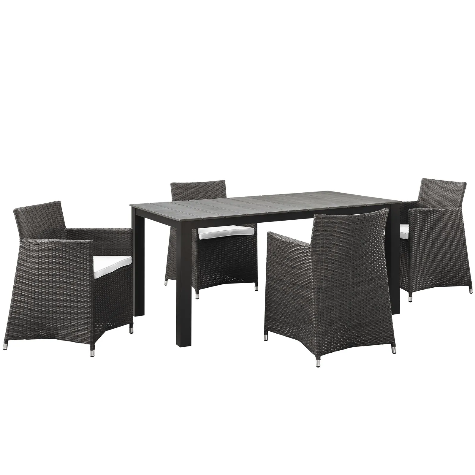Junction 5 Piece Outdoor Patio Dining Set by Modway